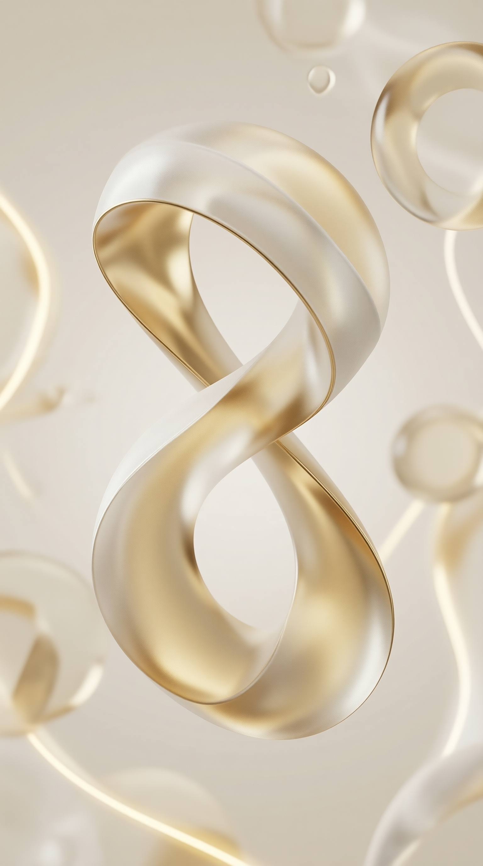 Golden Infinity Ribbon