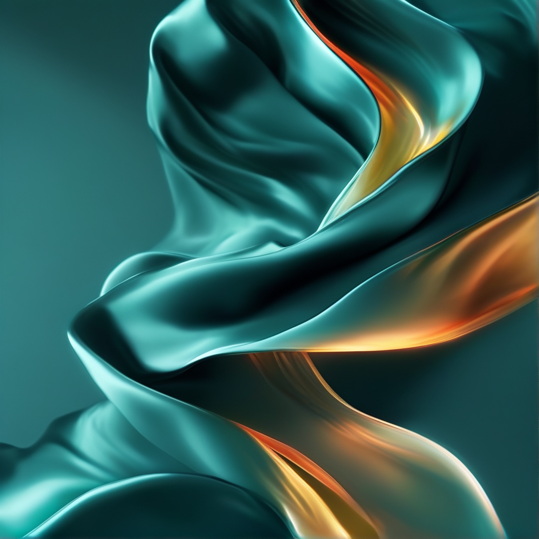 Abstract Flowing Silk