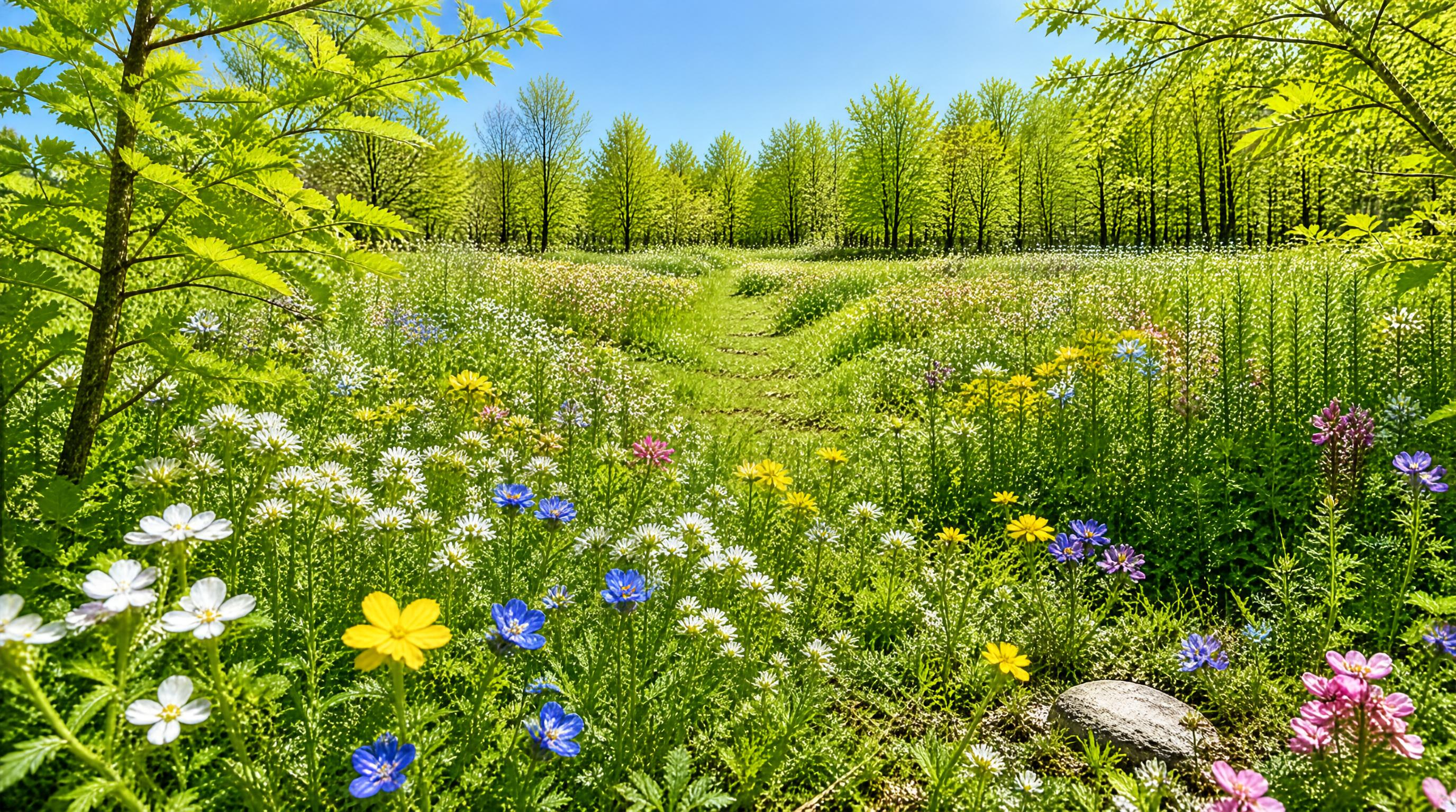 Colorful Wildflower Meadow