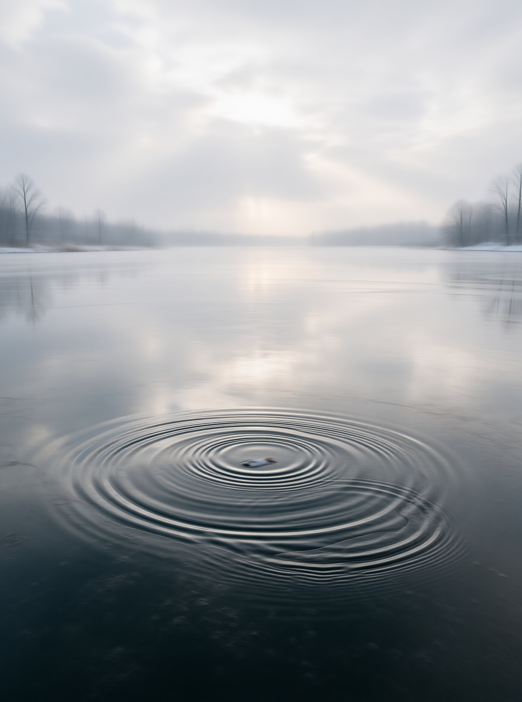 Winter Lake Ripples