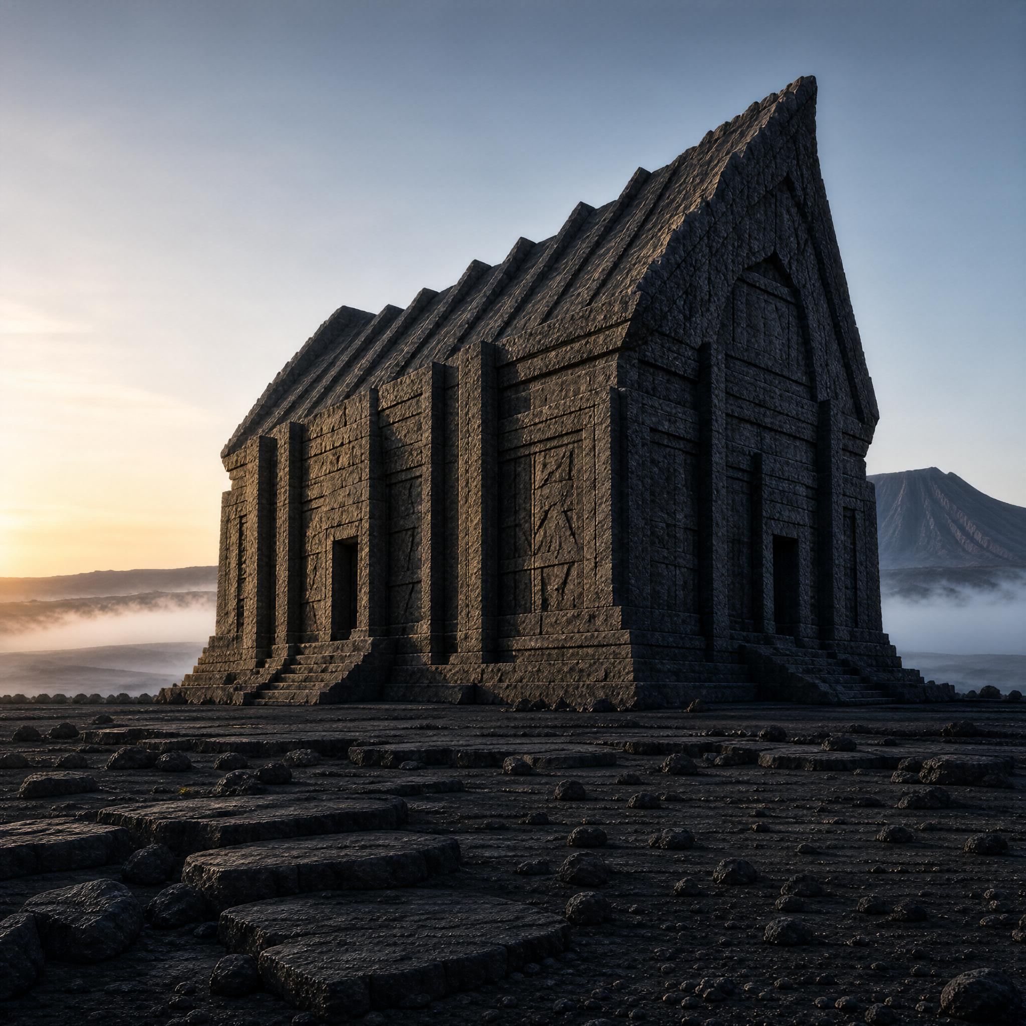 Ancient Monolithic Temple