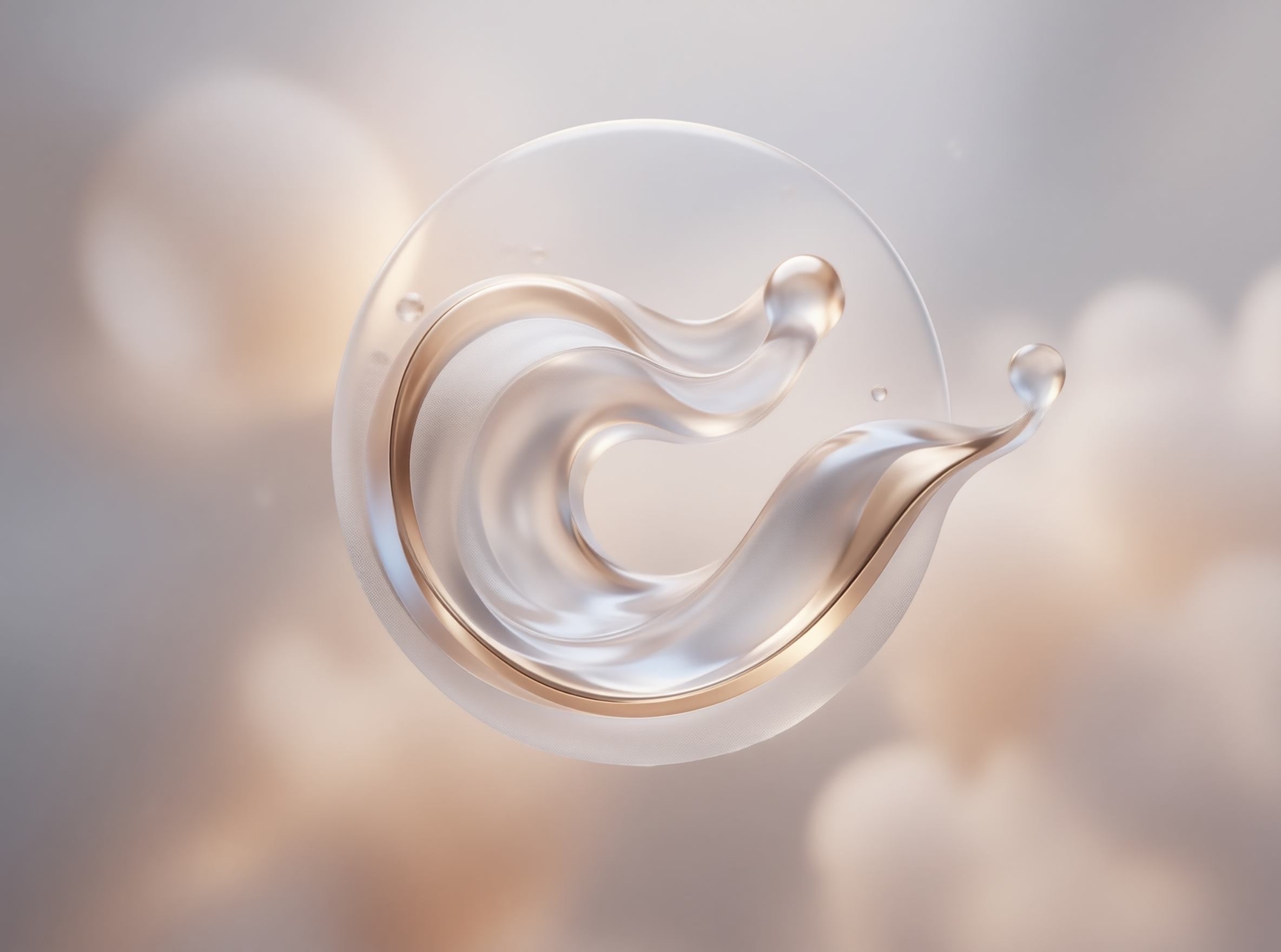 Abstract Swirling Liquid Disc