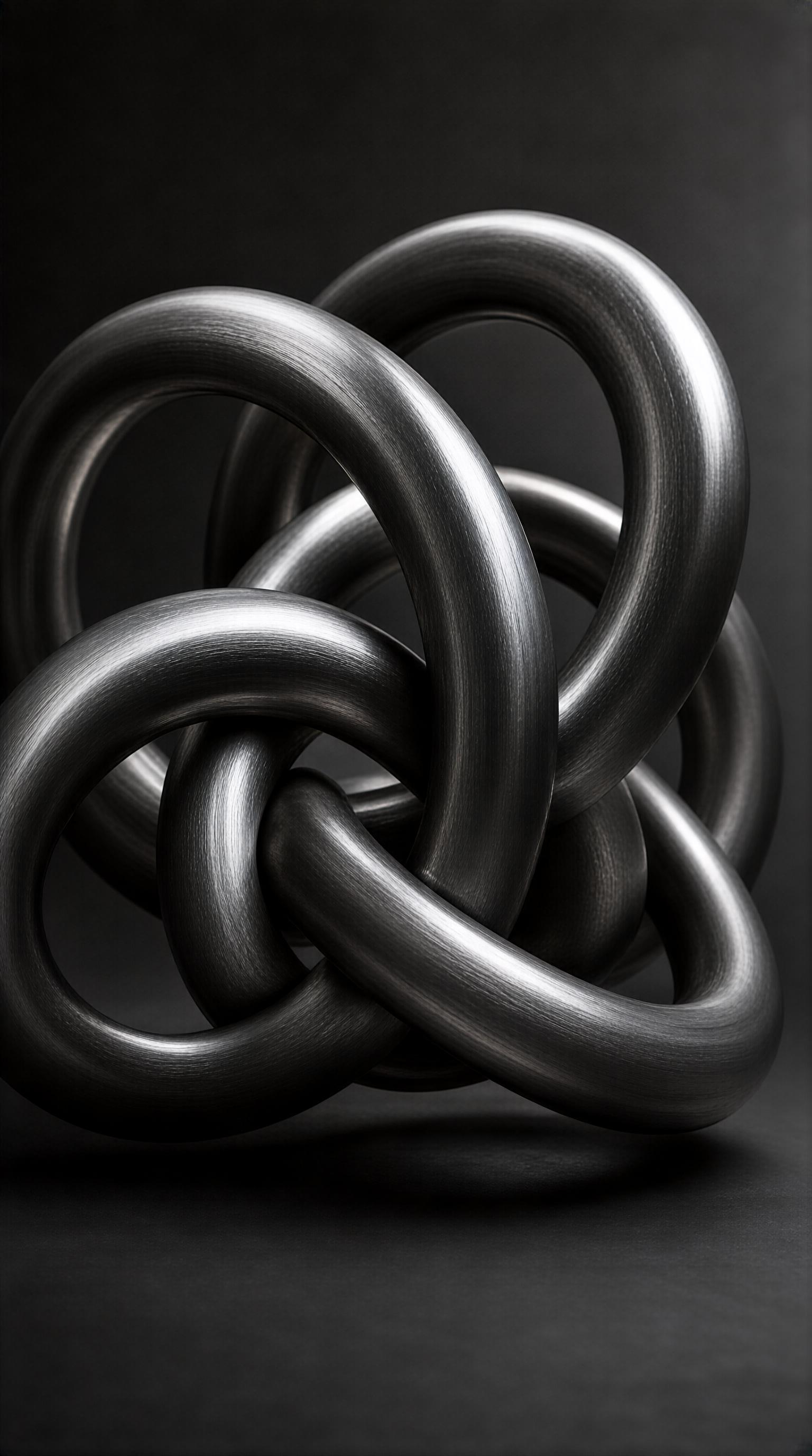 Interwoven Metal Rings