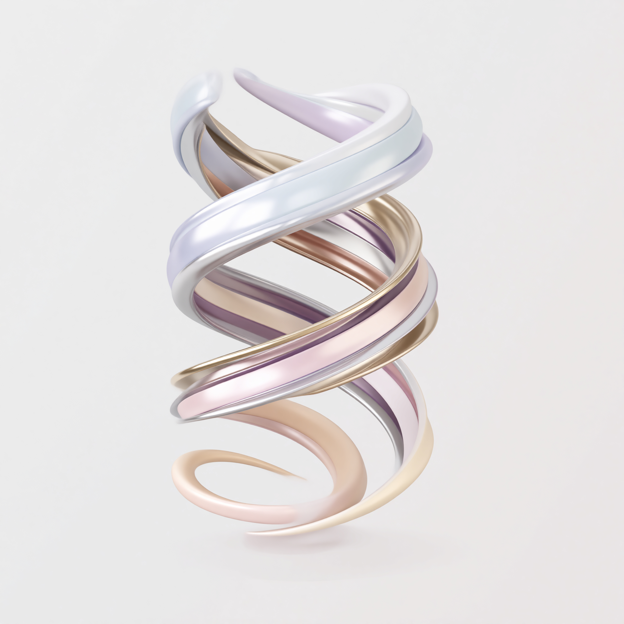 Abstract Spiral Sculpture