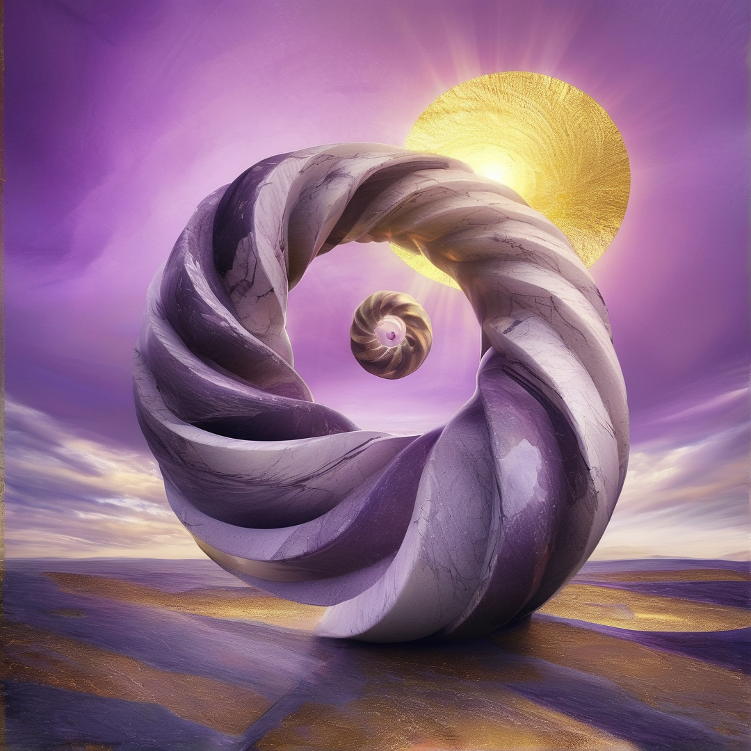 Surreal Marble Ring