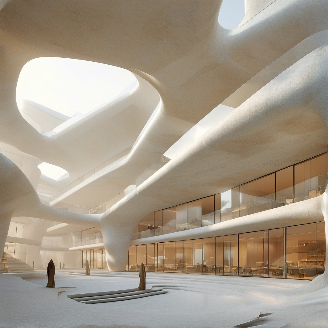 Futuristic Organic Interior