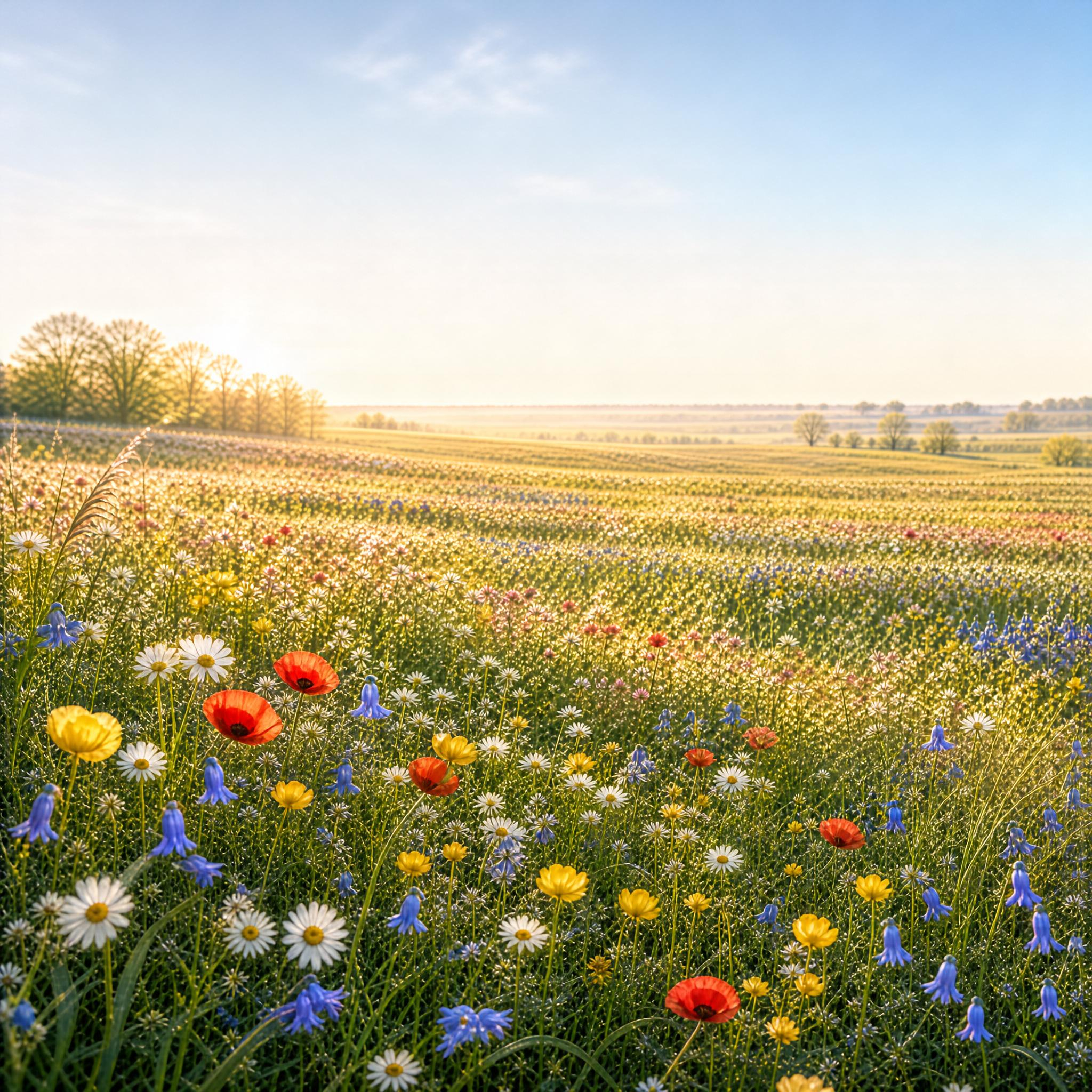 Colorful Wildflower Field