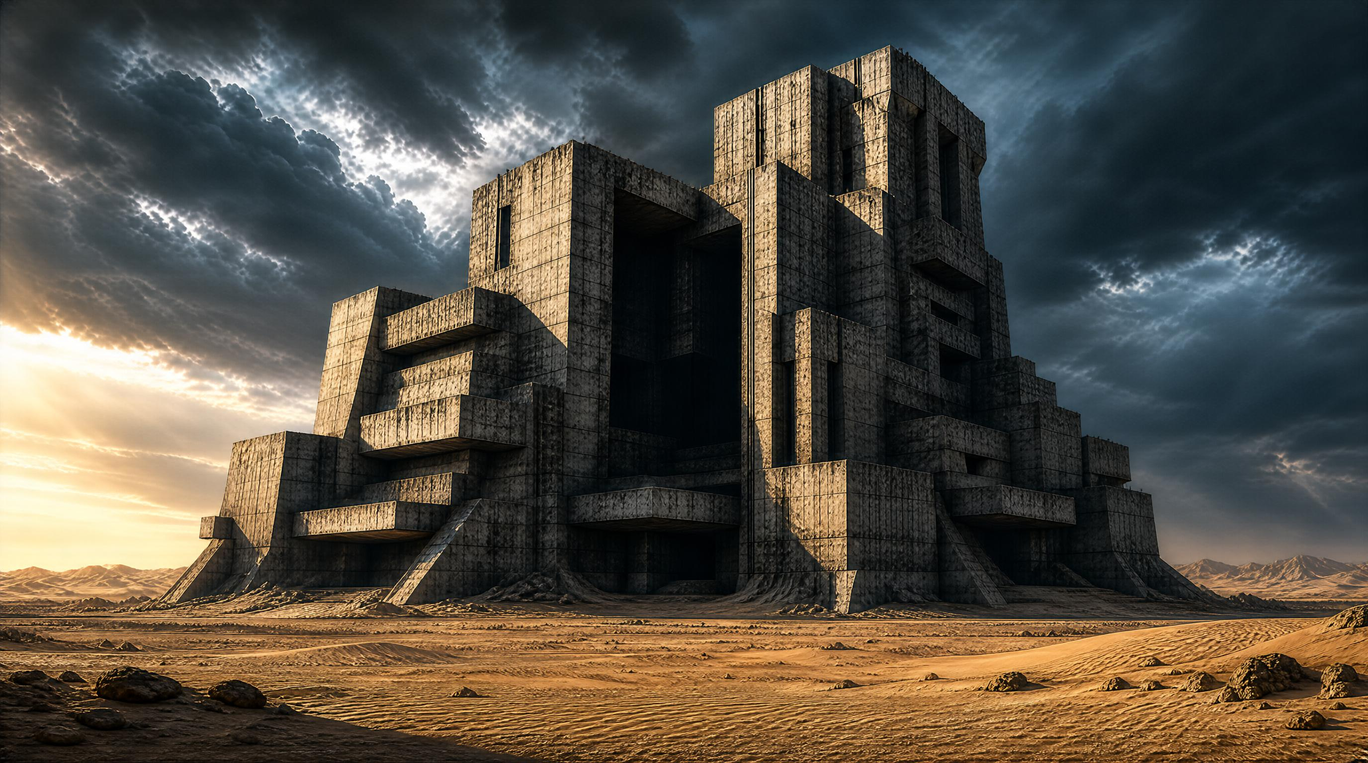 Desert Fortress Structure