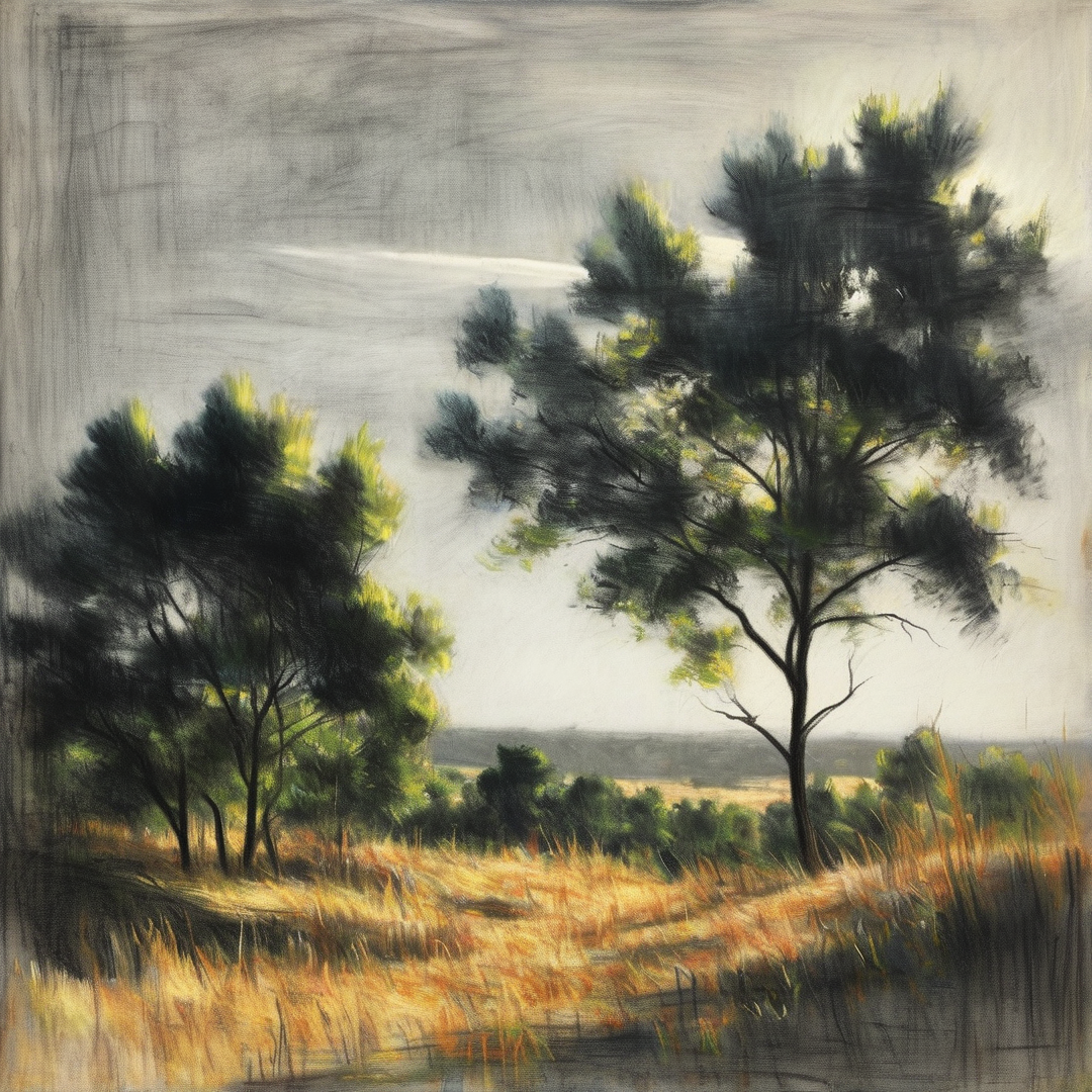 Impressionist Landscape Scene