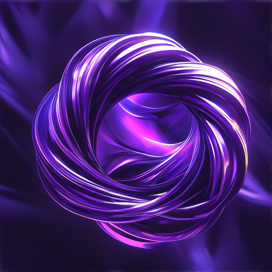 Glossy Violet Vortex