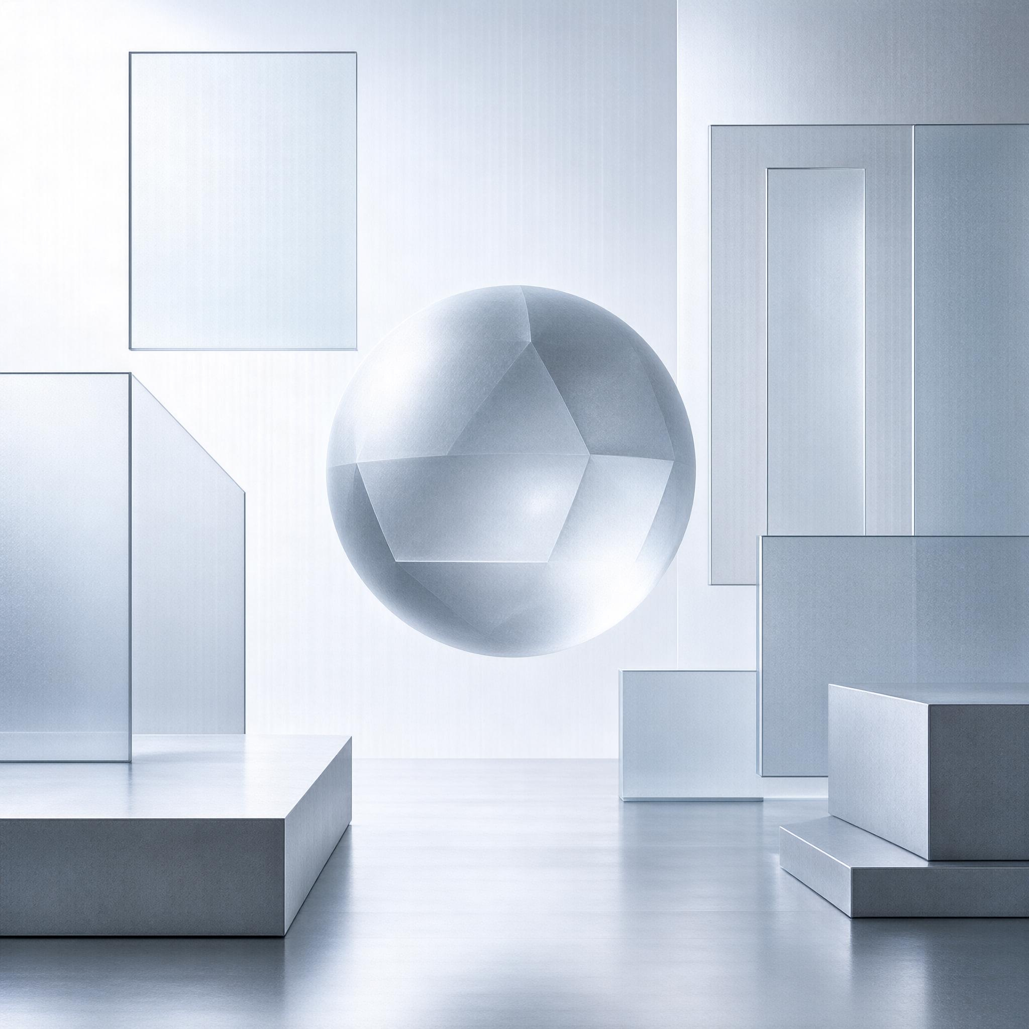 Minimalist Geometric Scene