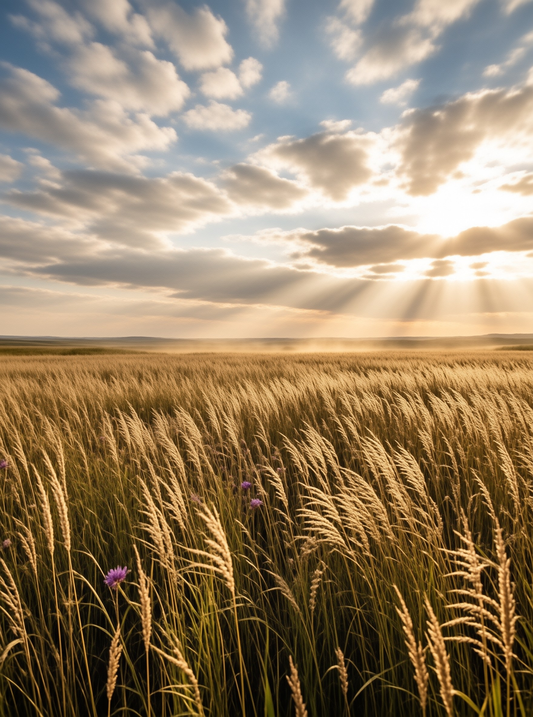 Golden Wheat Field at Sunset