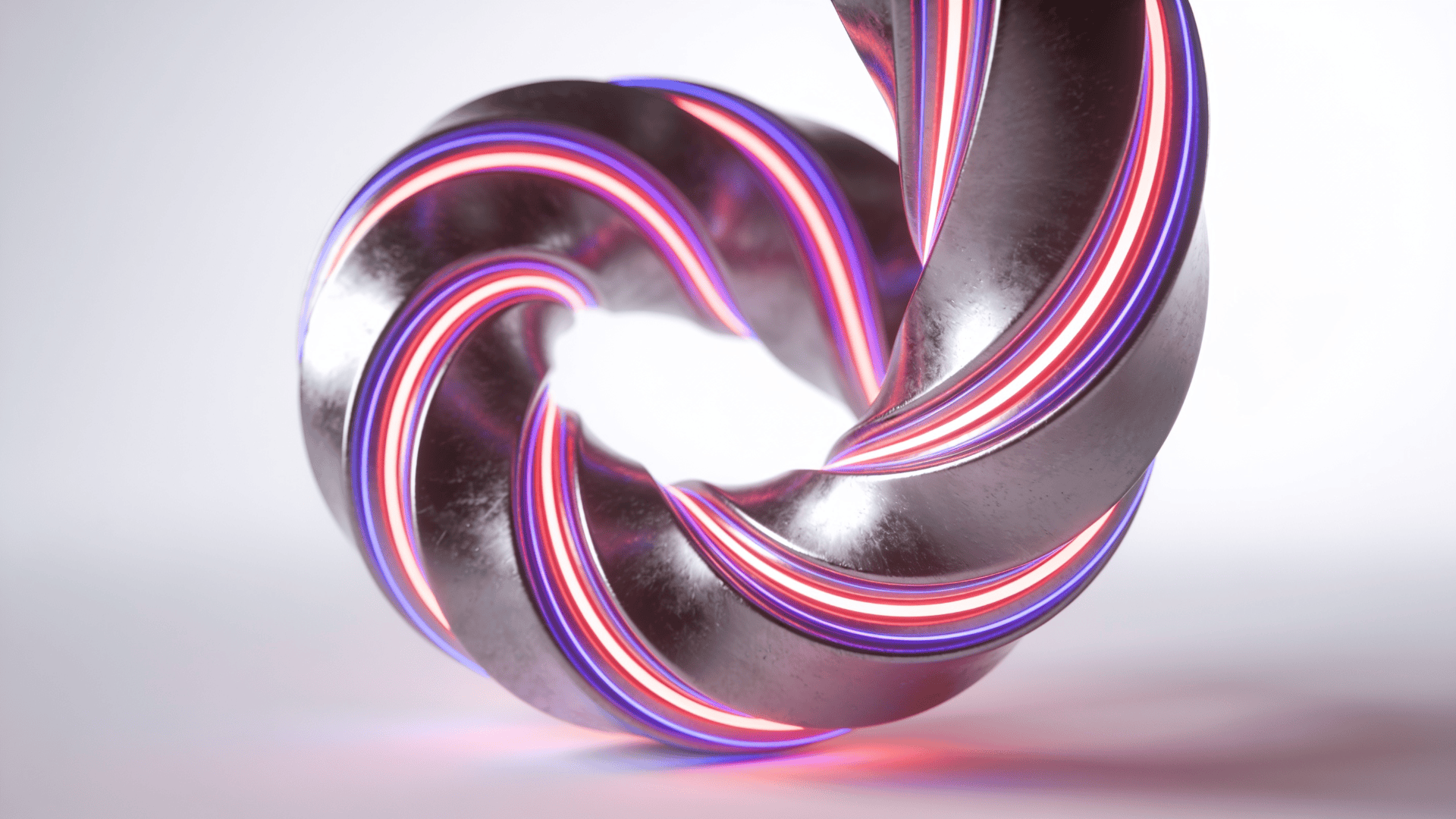 Neon Mobius Strip