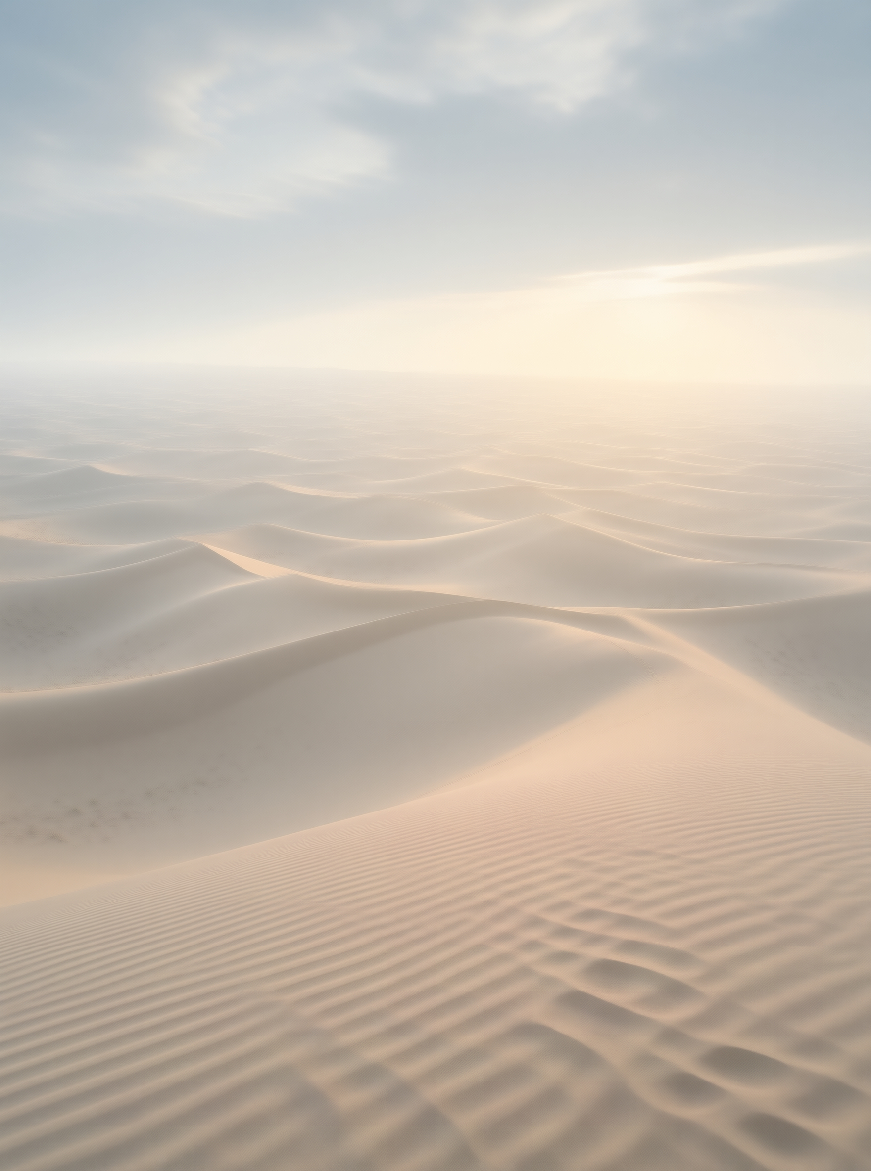 Serene Sand Dunes at Dawn