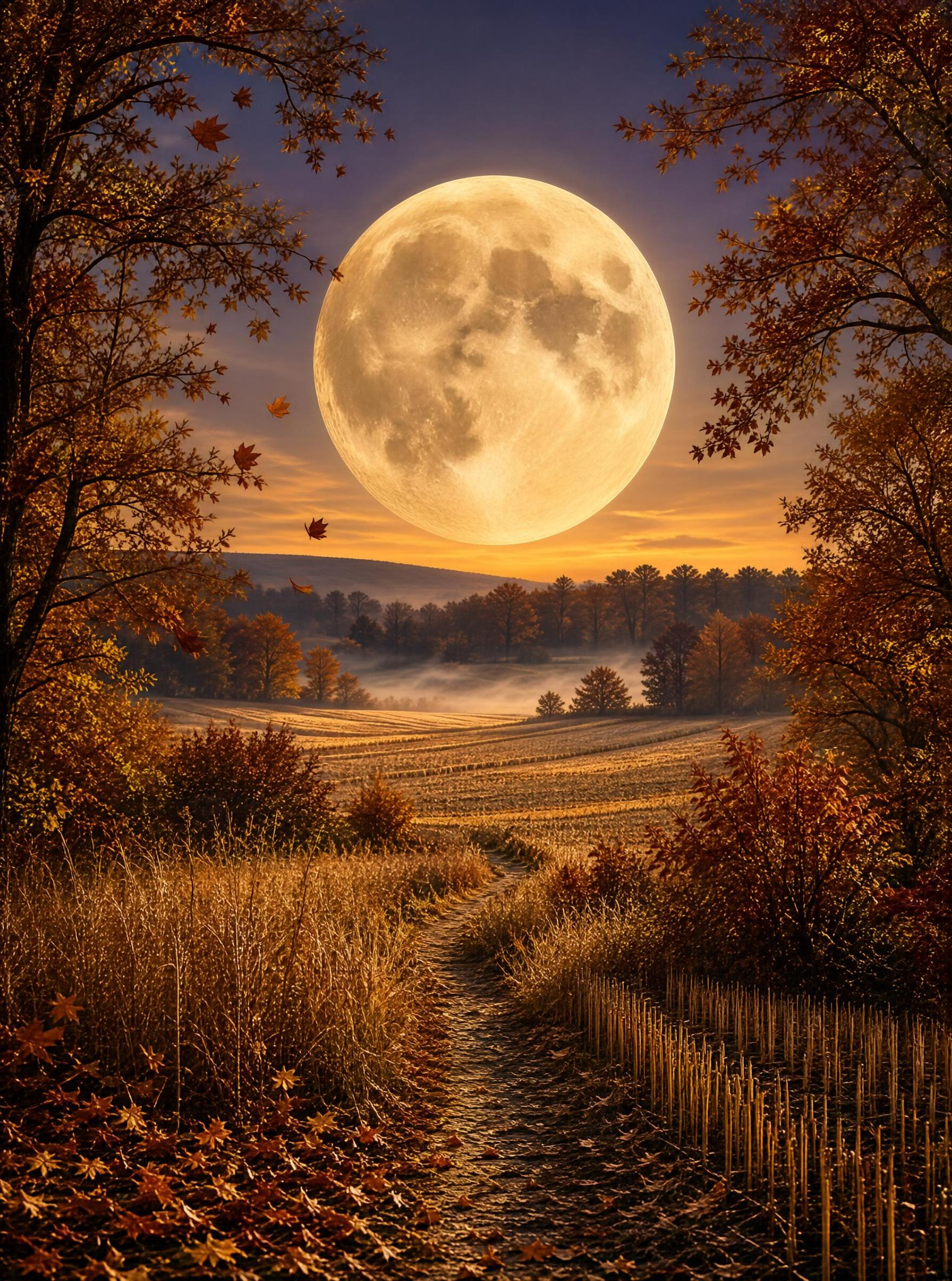 Autumn Moonrise