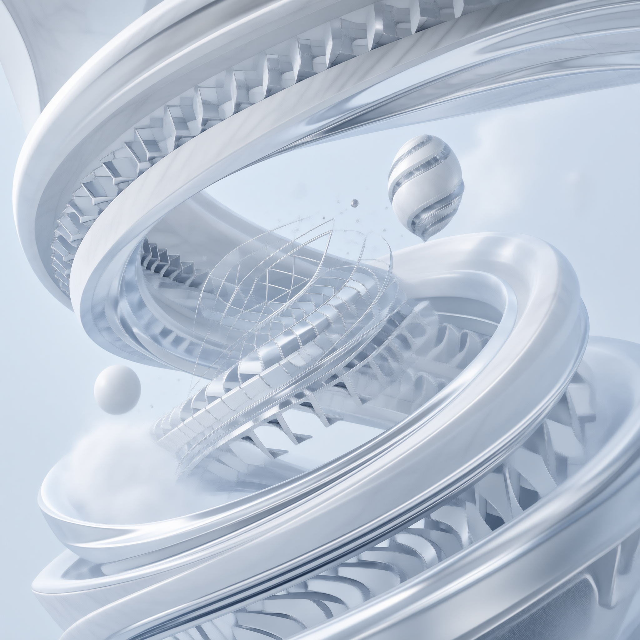 Futuristic Spiral Structure
