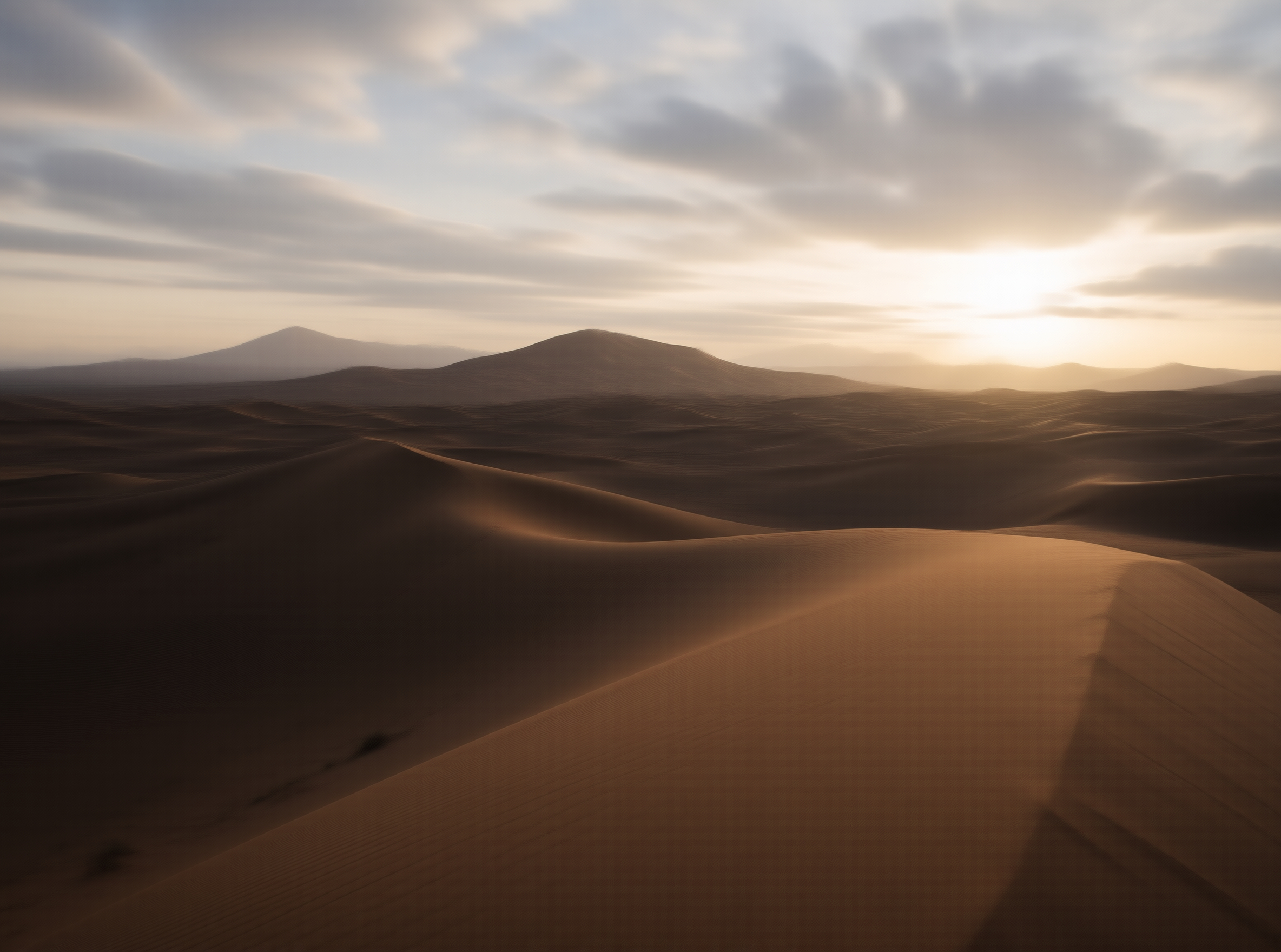 Desert Dunes at Golden Hour