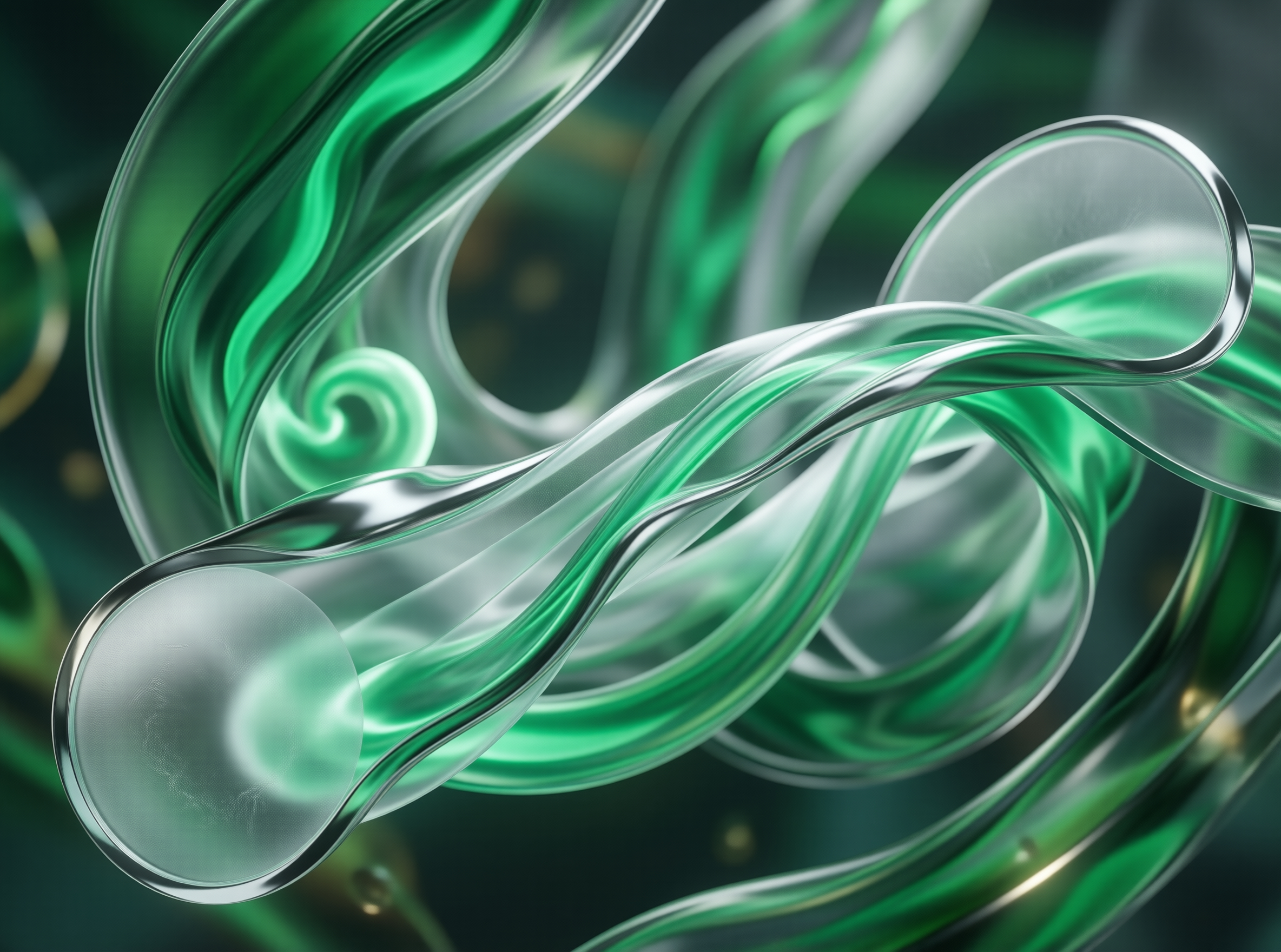 Abstract Green Flow