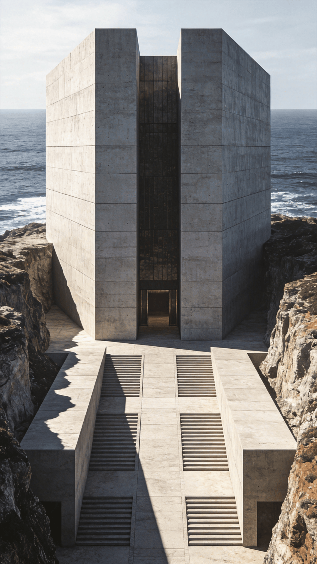 Museum in Coastal Cliff