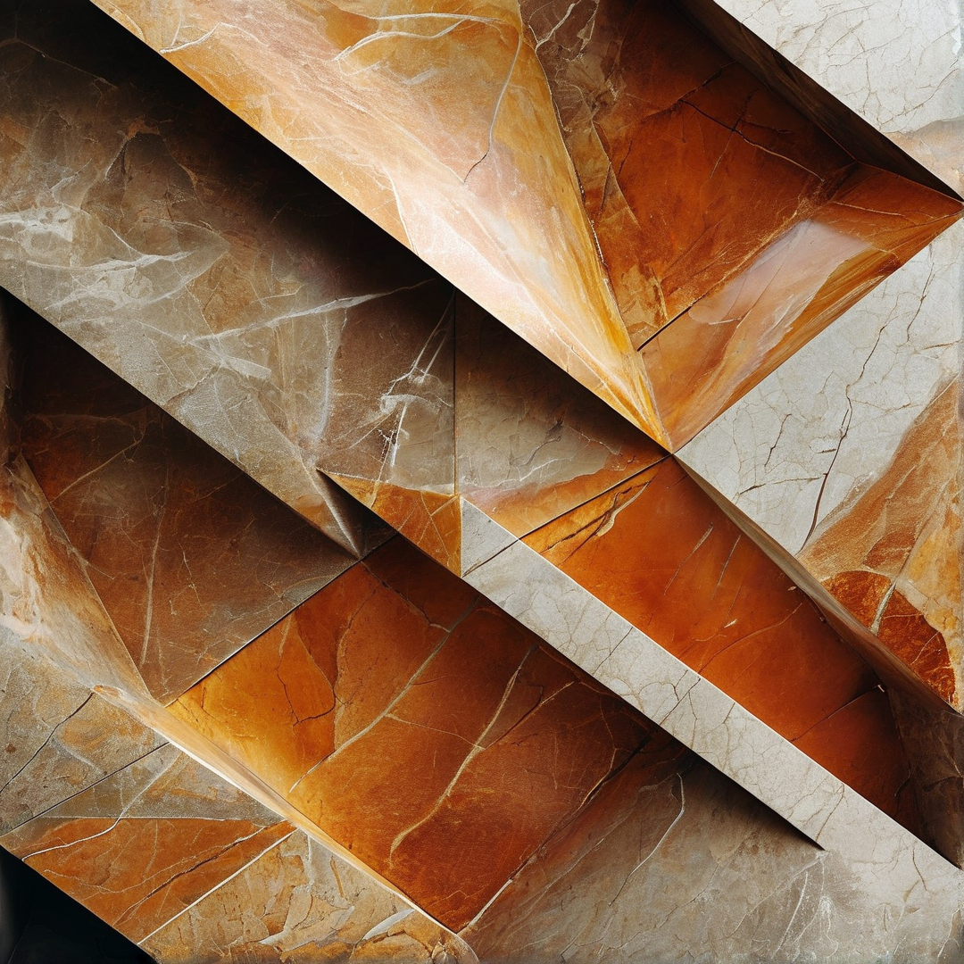 Geometric Marble Abstract Art