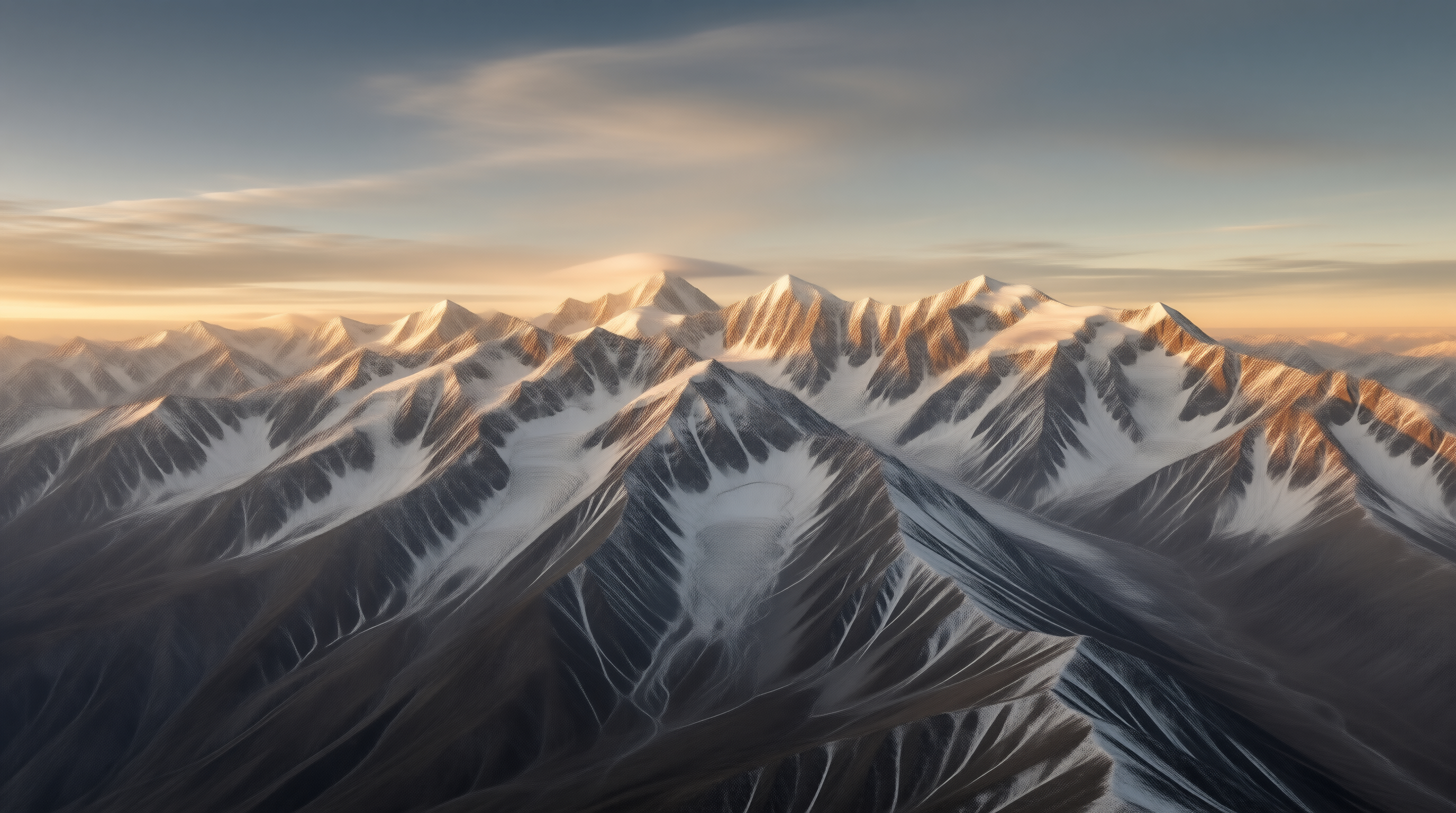 Majestic Snowy Mountains