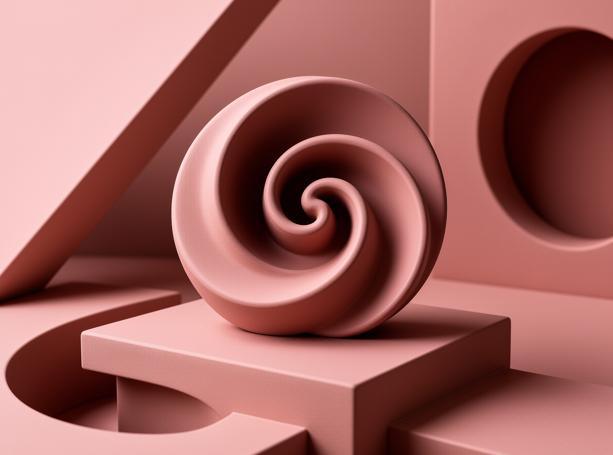 Abstract Pink Geometry