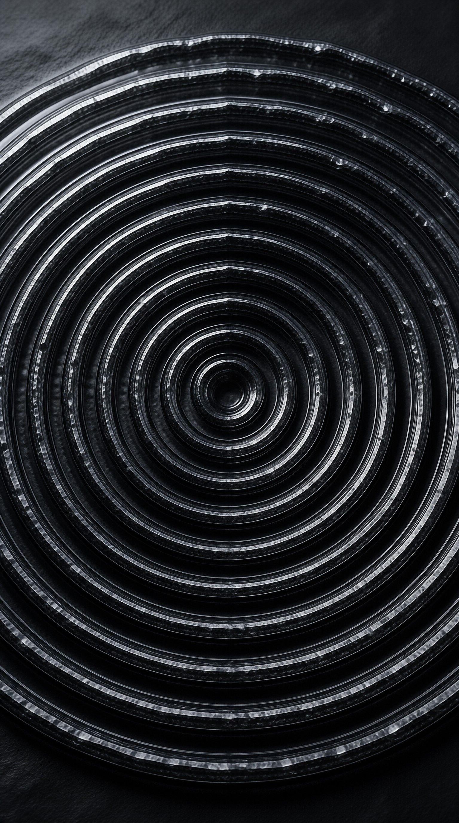 Black Concentric Circles