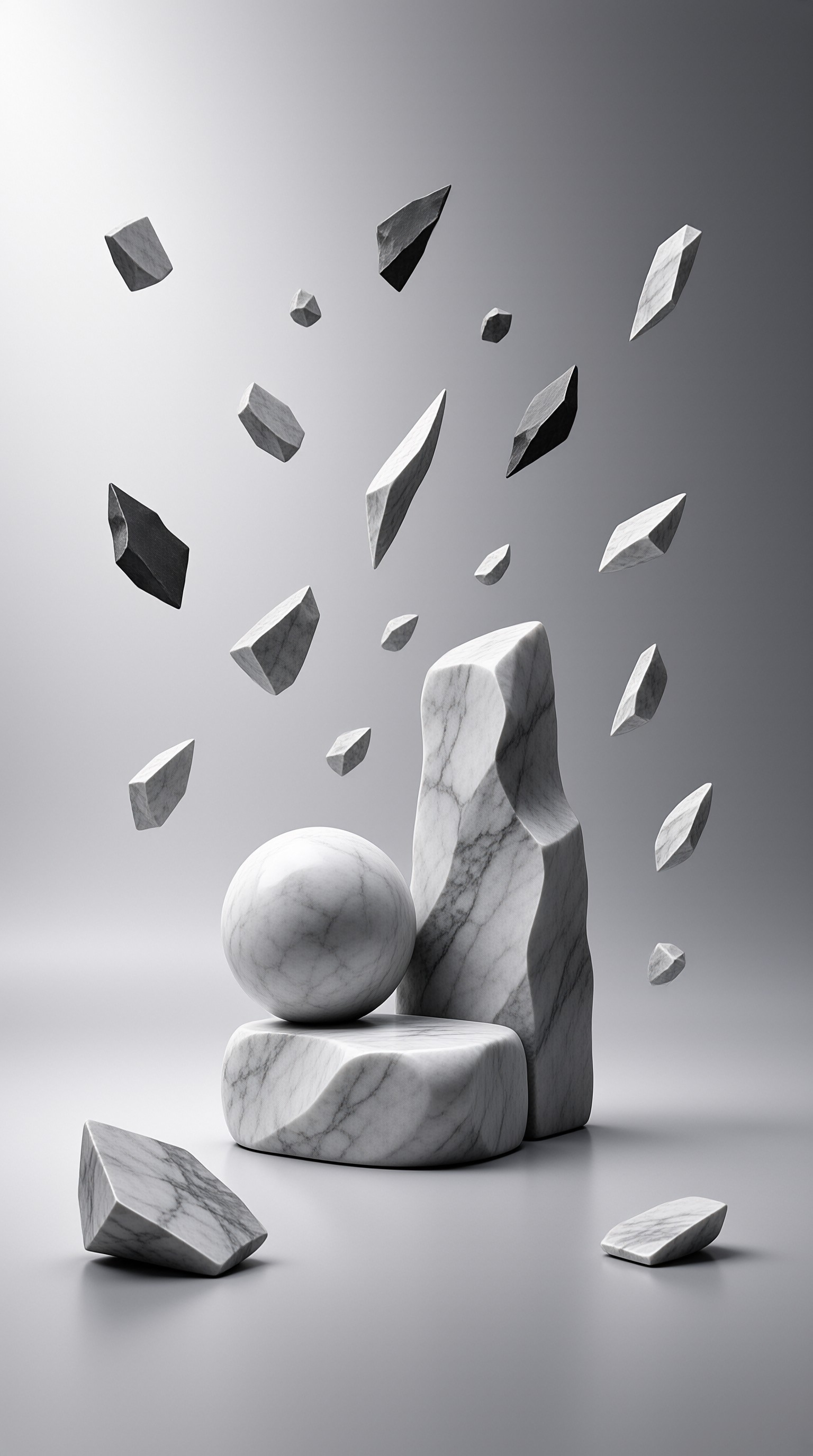 Floating Marble Geometry