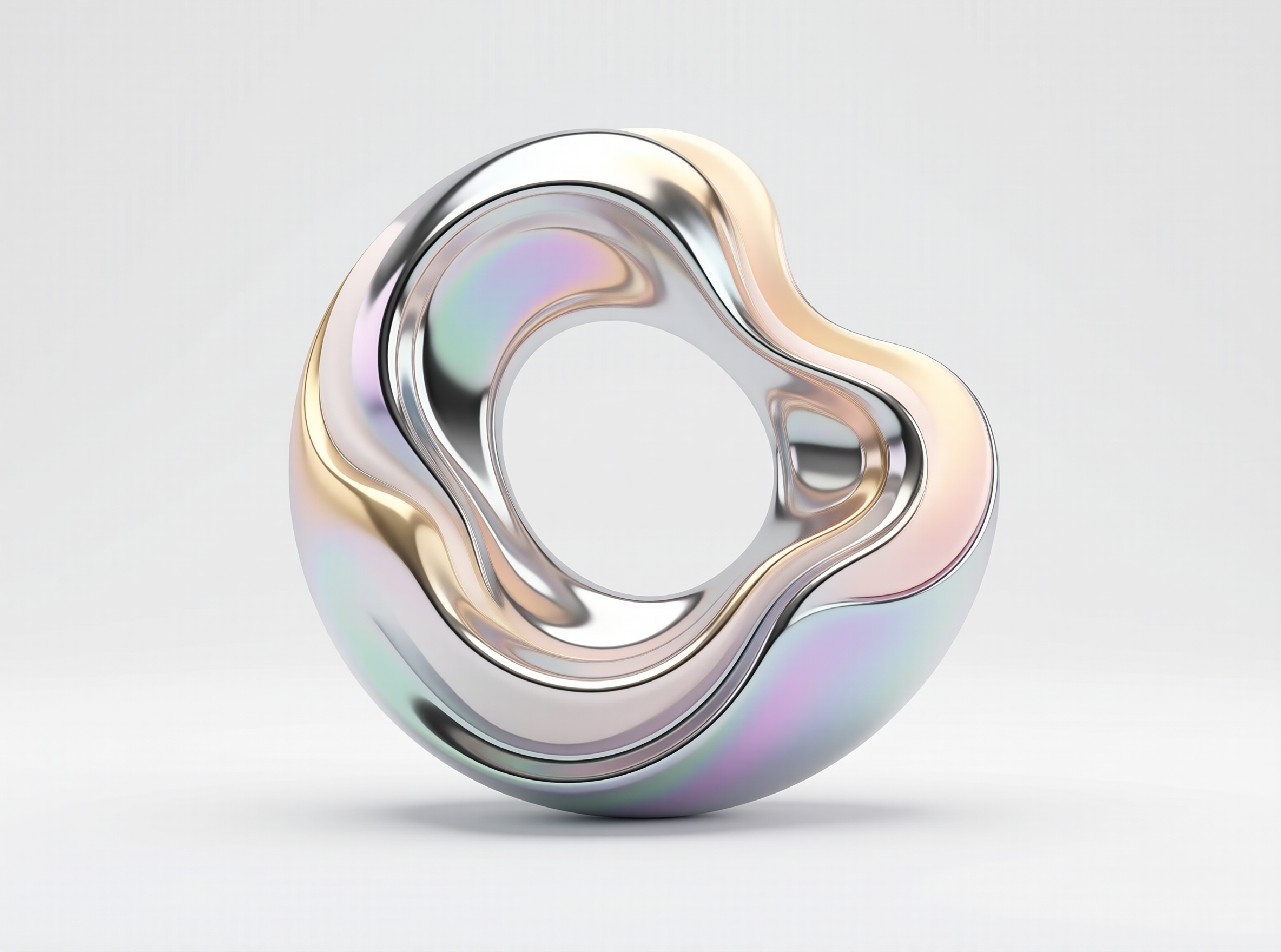 Iridescent Metal Ring