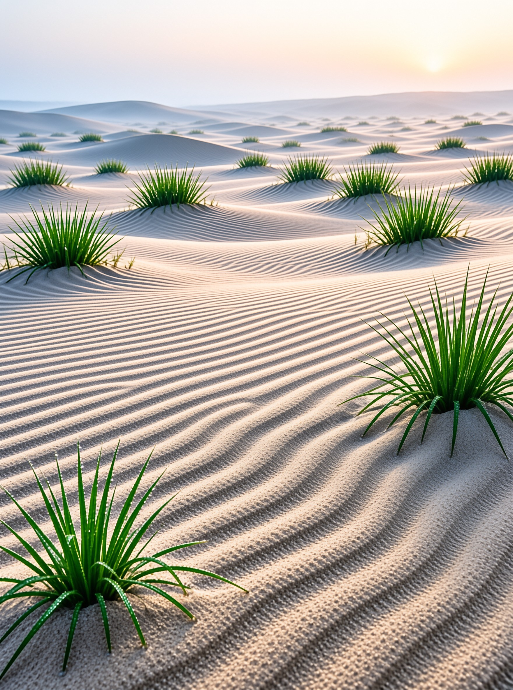 Sandy Dunes with Resilient Grass