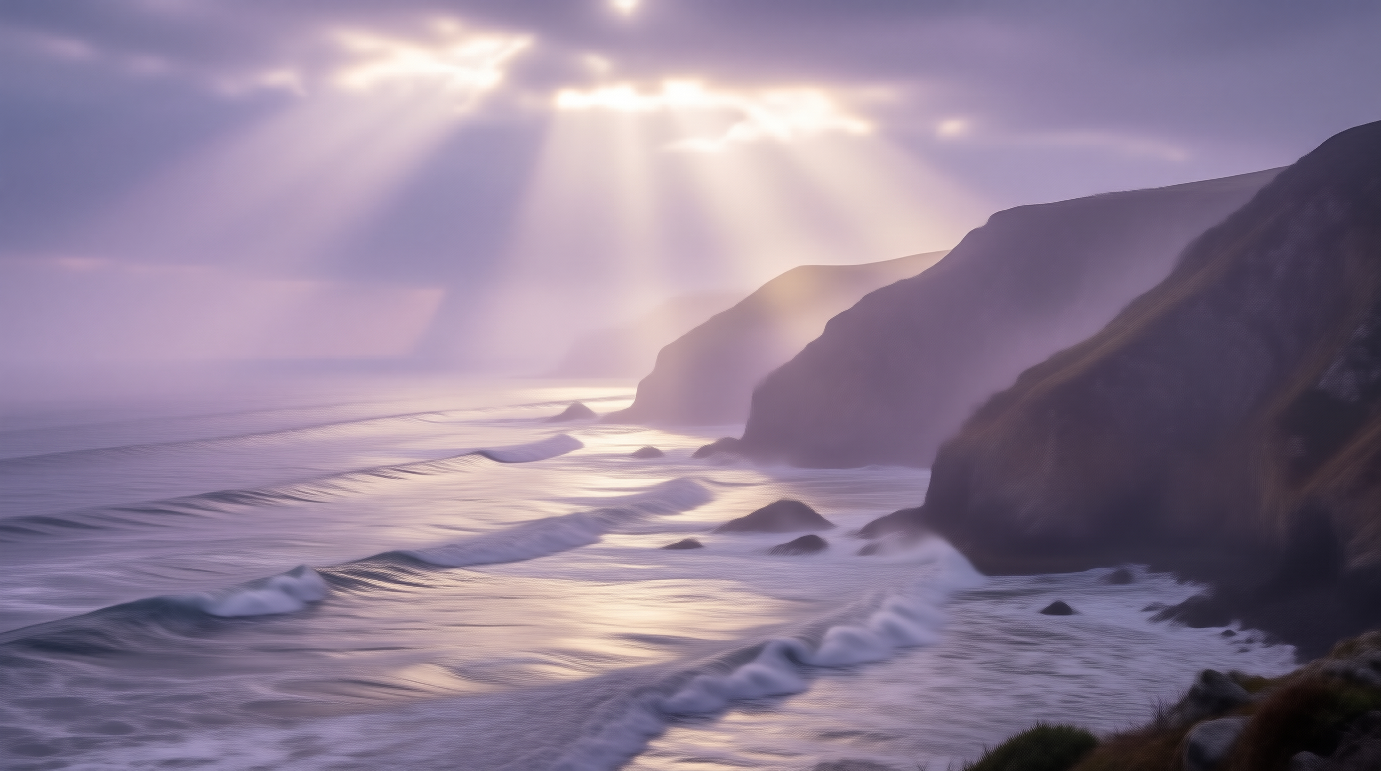Coastal Sunlight Rays
