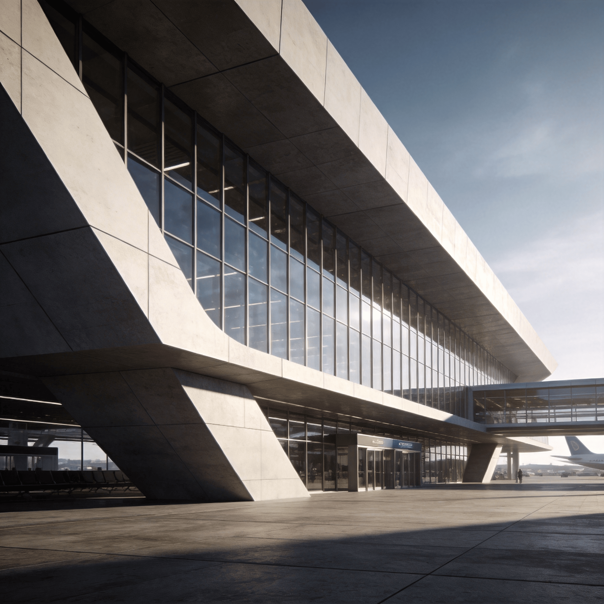 Terminal in Urban Plaza