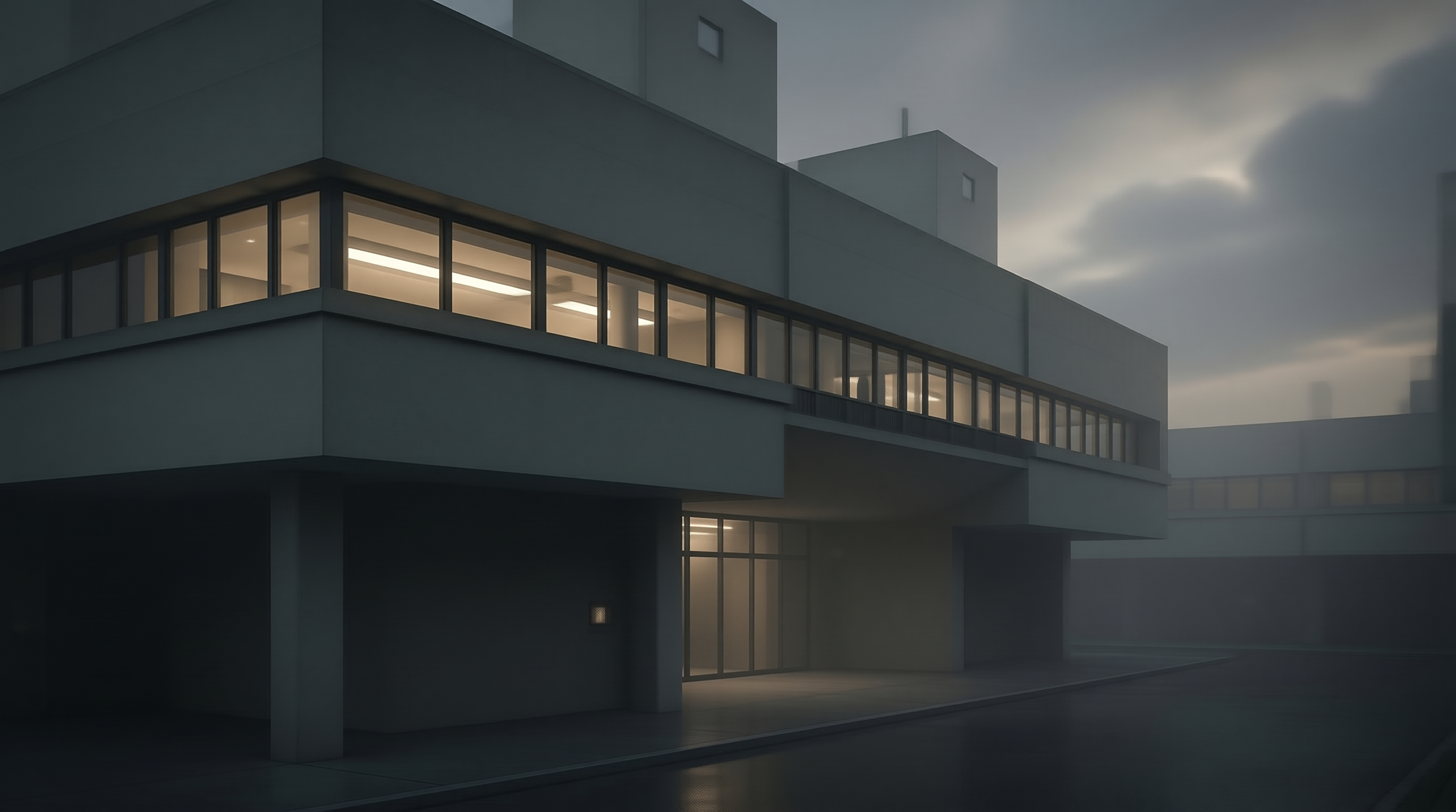 Minimalist Concrete Architecture