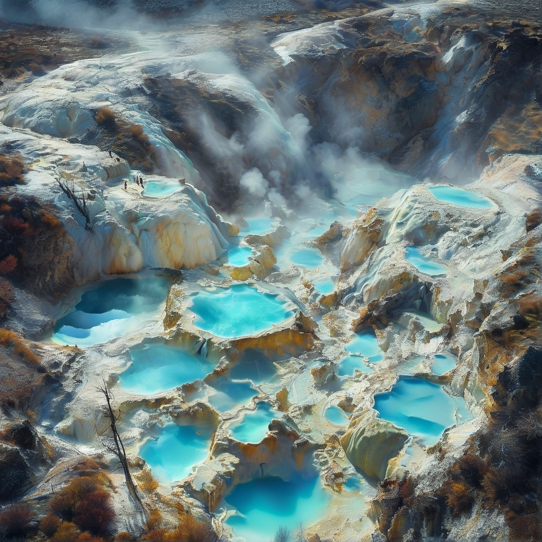 Huanglong Steaming Terraces