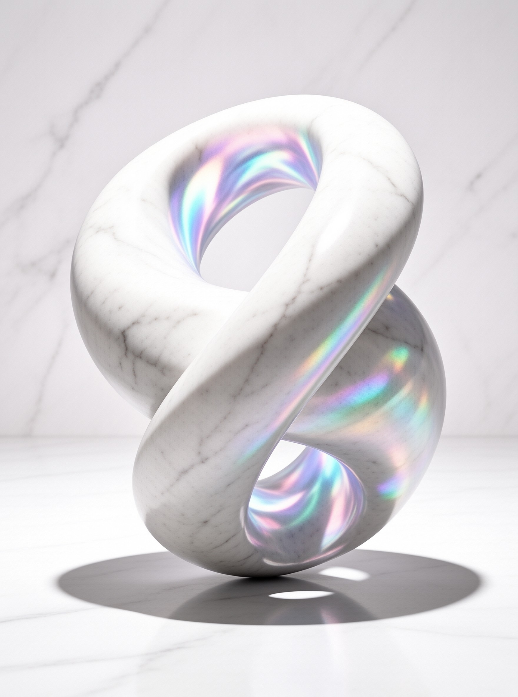Iridescent Marble Loop