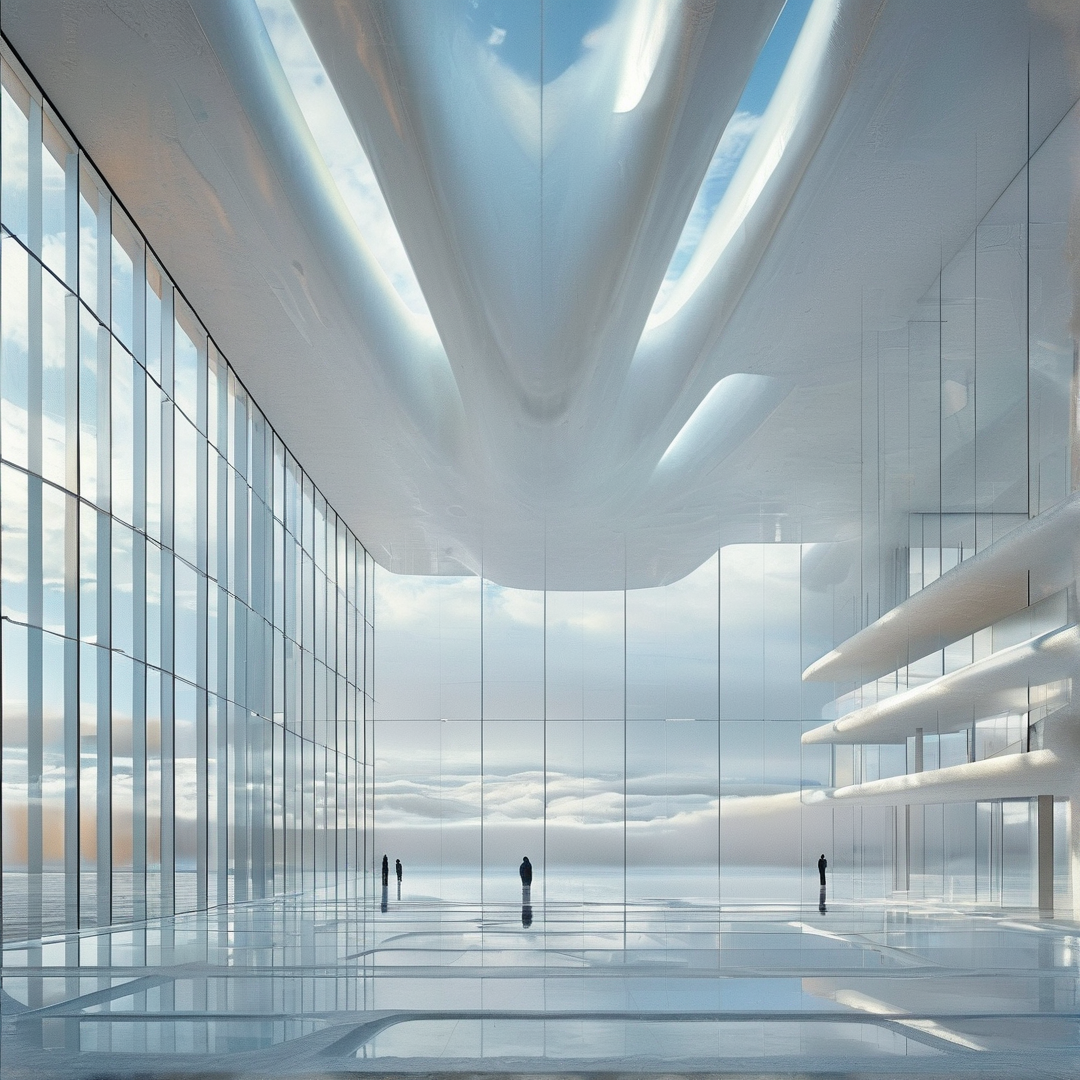 Futuristic Glass Architecture