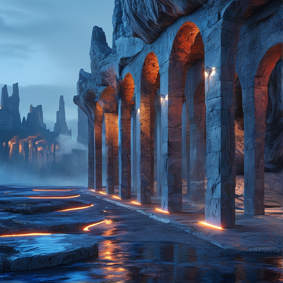 Mystical Stone Corridor