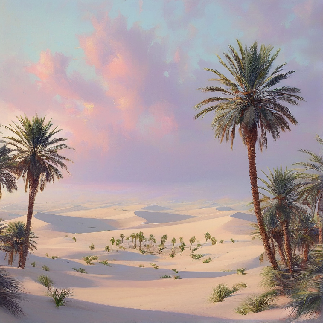 Dreamy Desert Sunrise
