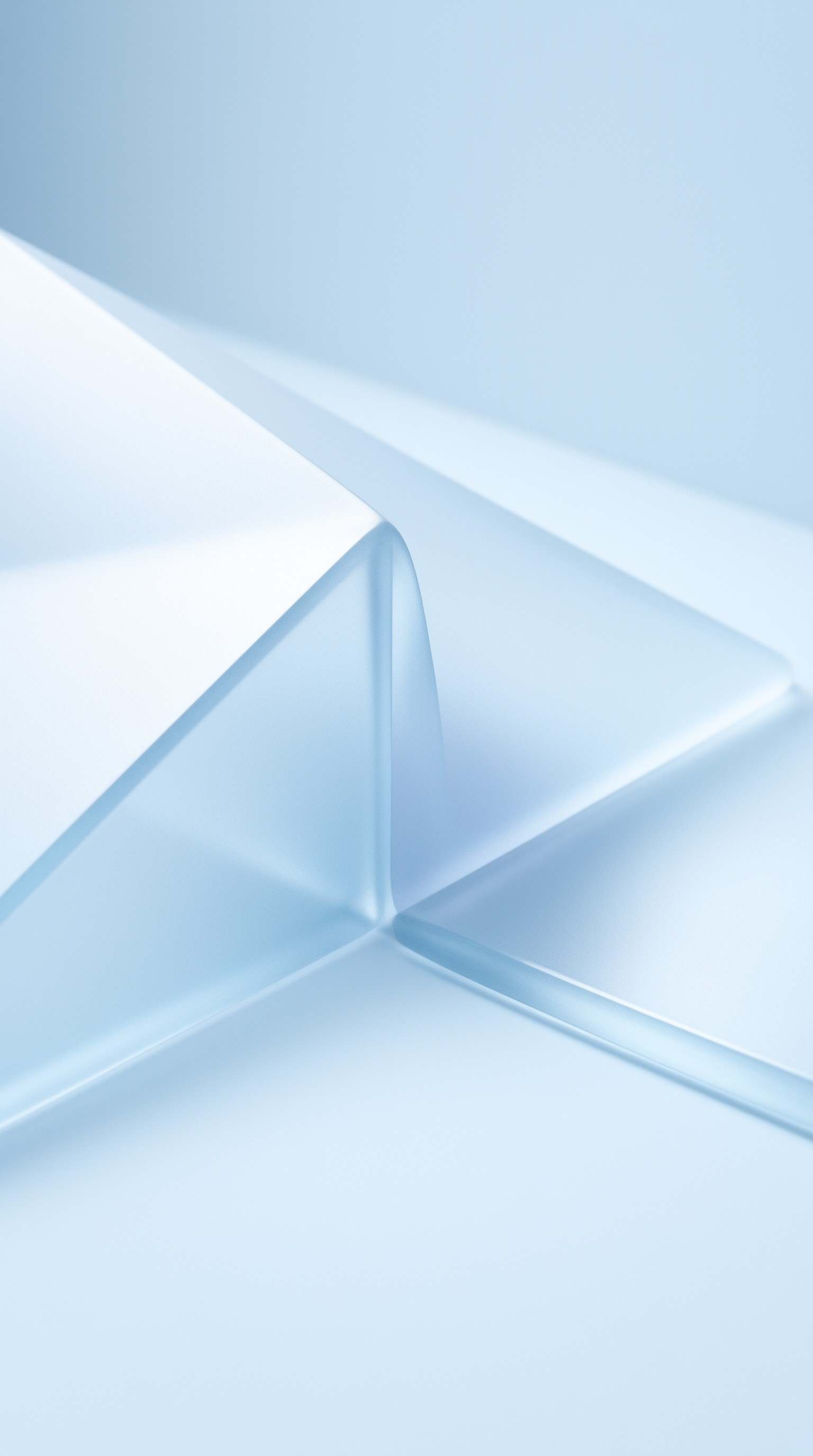 Abstract Blue Geometric Forms