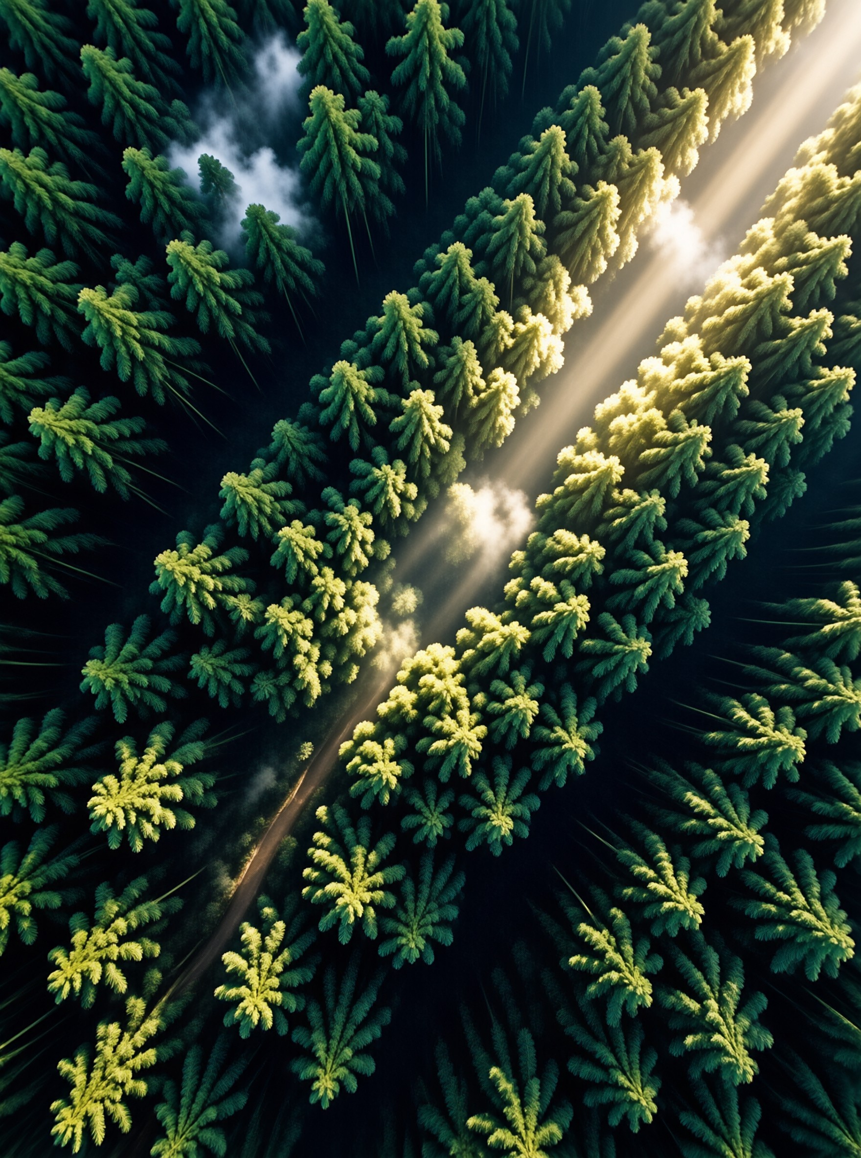 Sunlight in the Forest