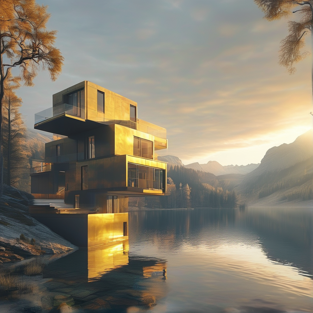 Modern Lakeside Villa