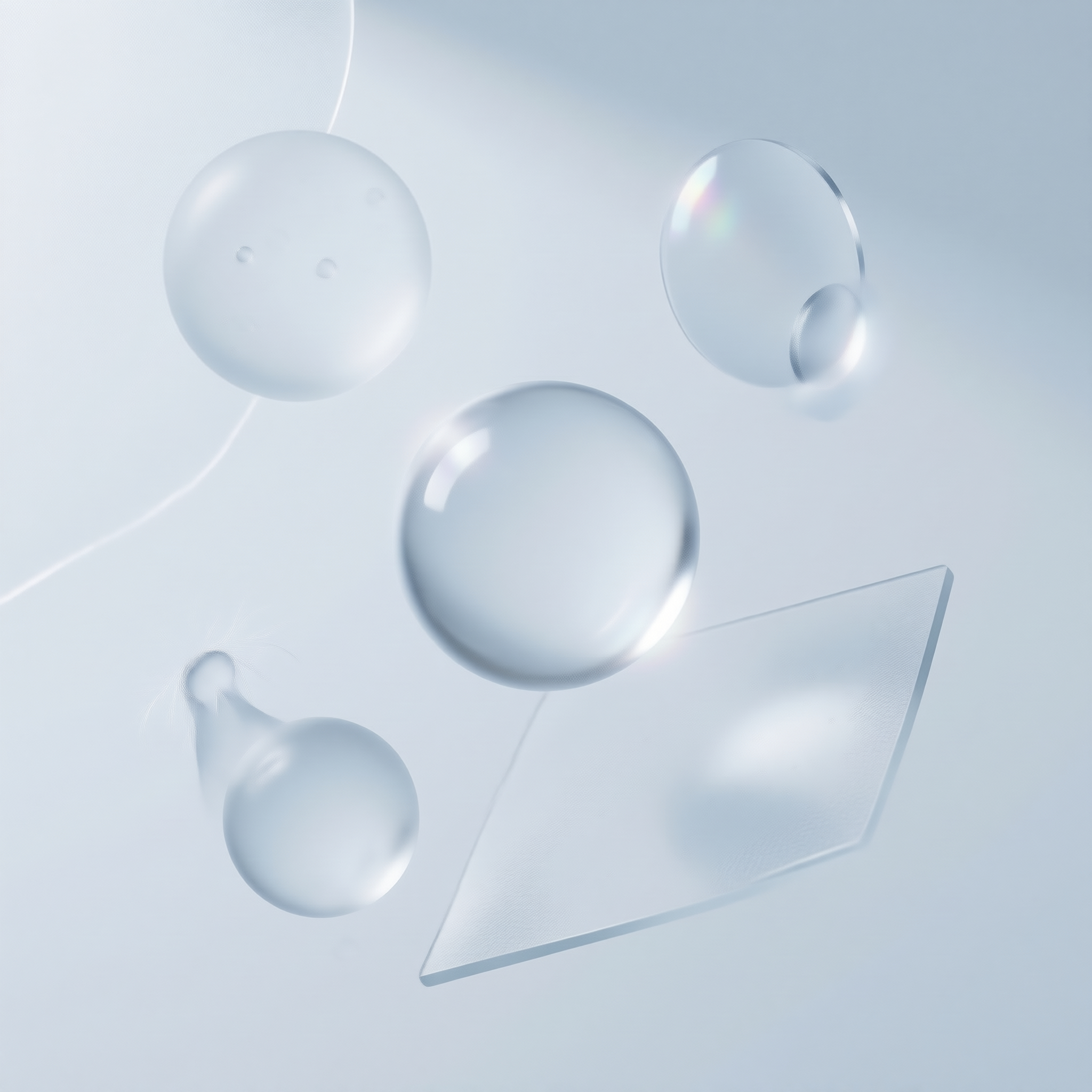 Floating Glass Spheres — Material Study