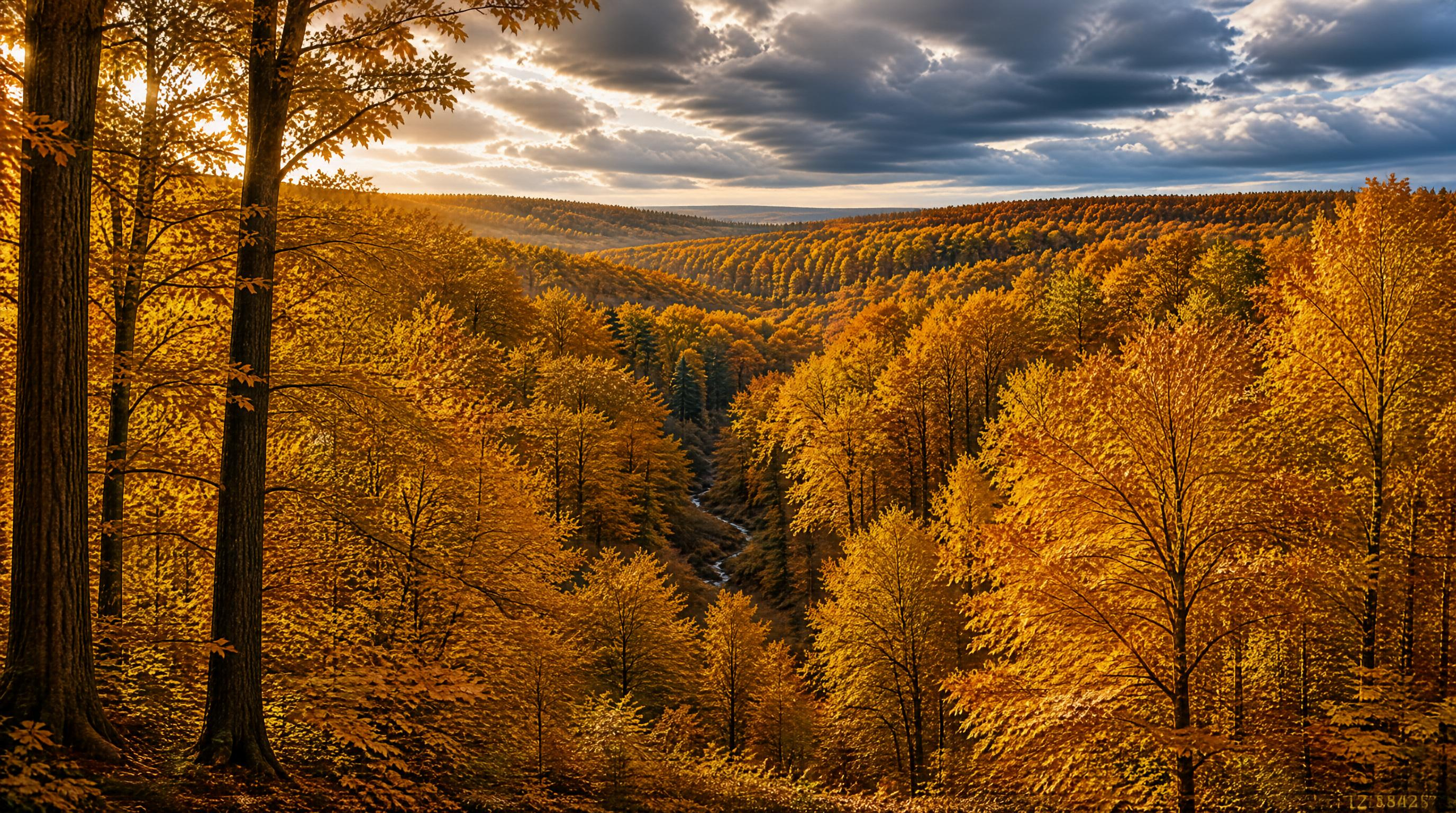 Autumn Forest Landscape