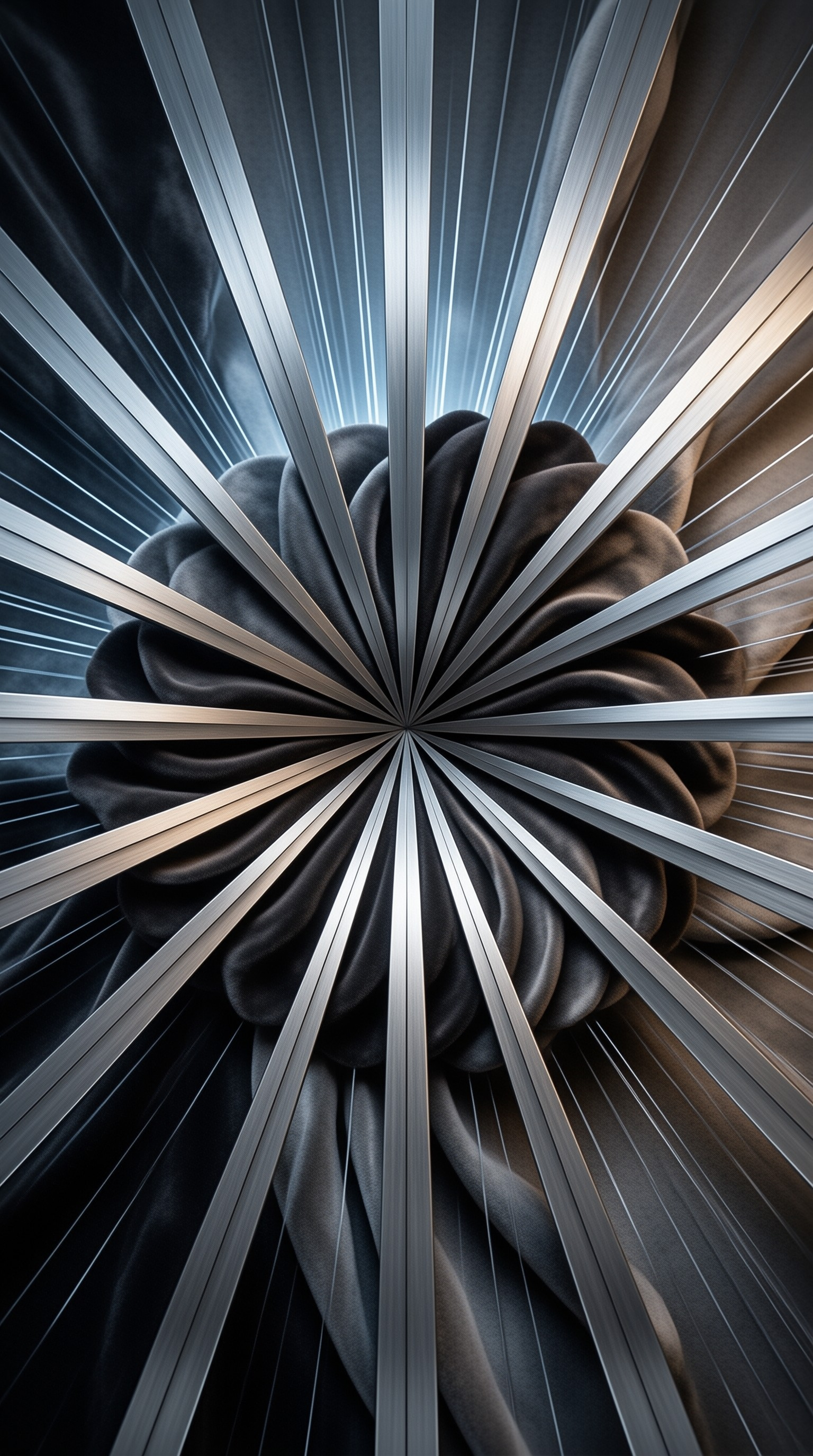 Abstract Radiant Flower