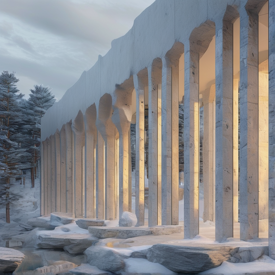 Frozen Ribbed Architecture
