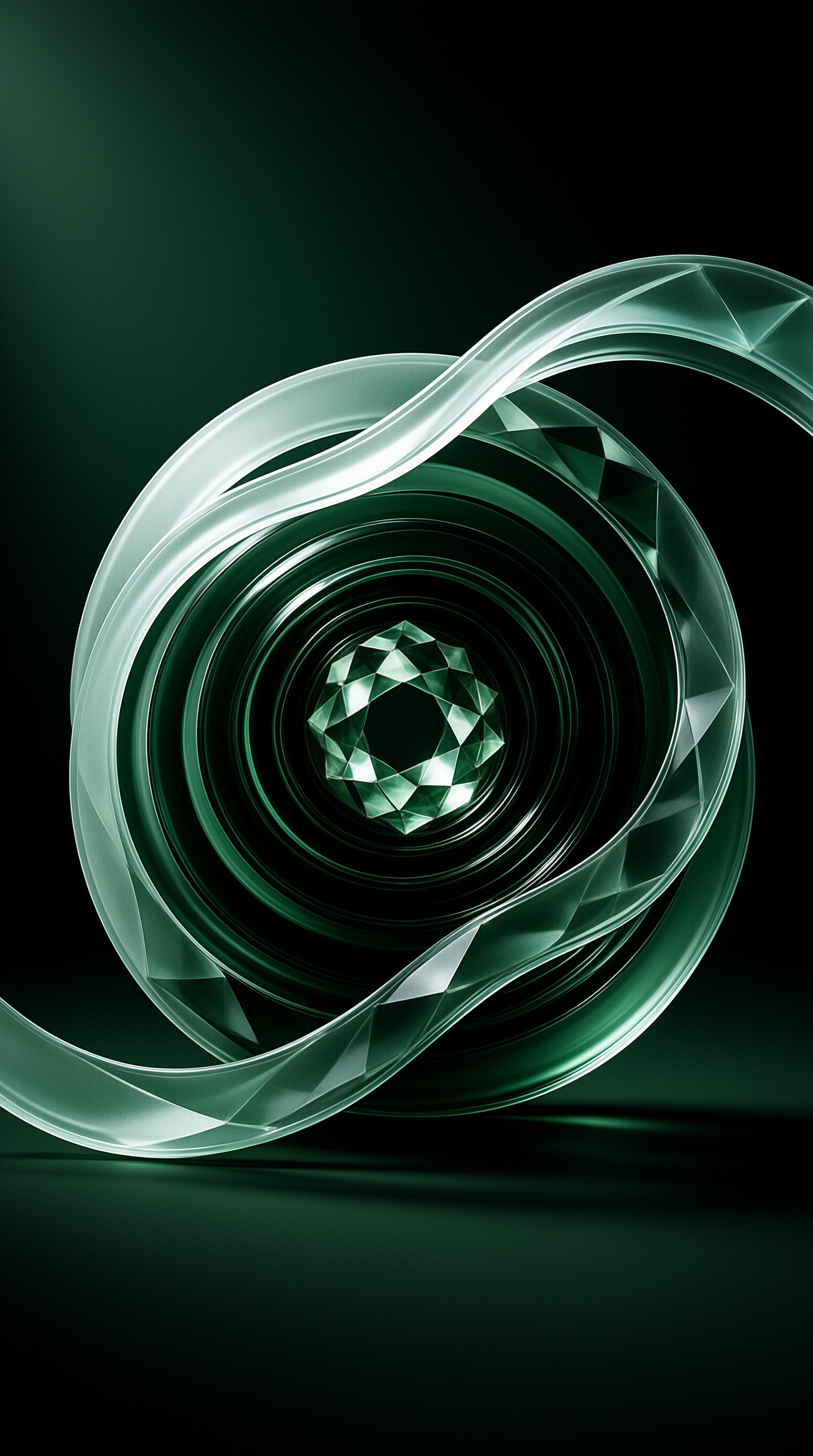 Abstract Emerald Geometry