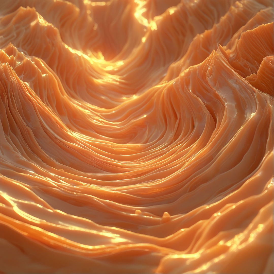 Creamy Golden Swirls