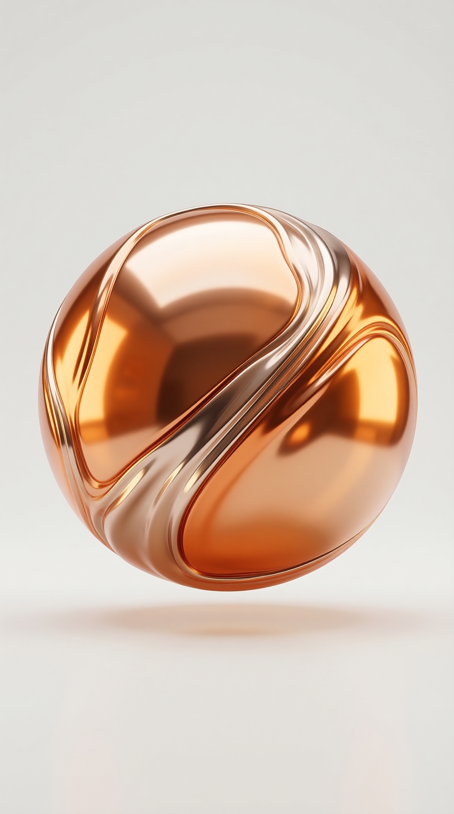 Abstract Metallic Sphere