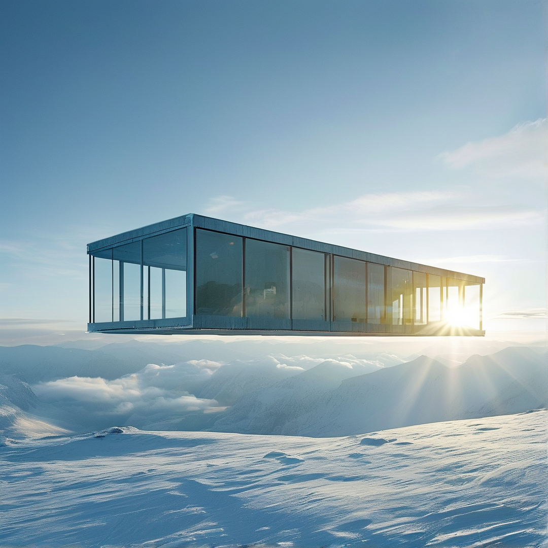 Floating House in the Clouds
