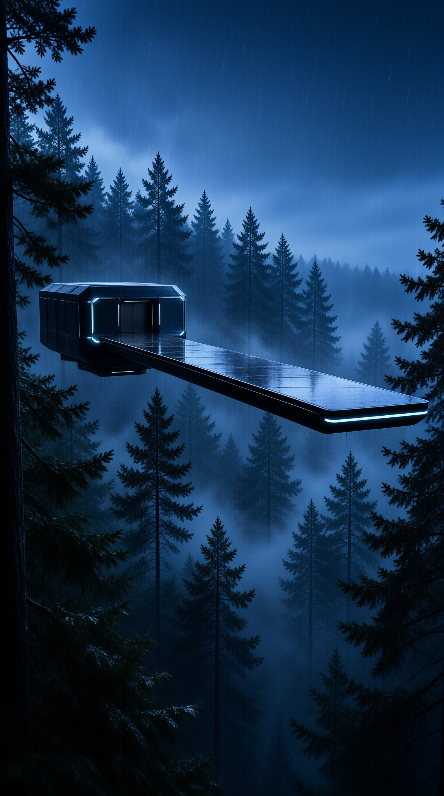 Misty Forest Floating Platform